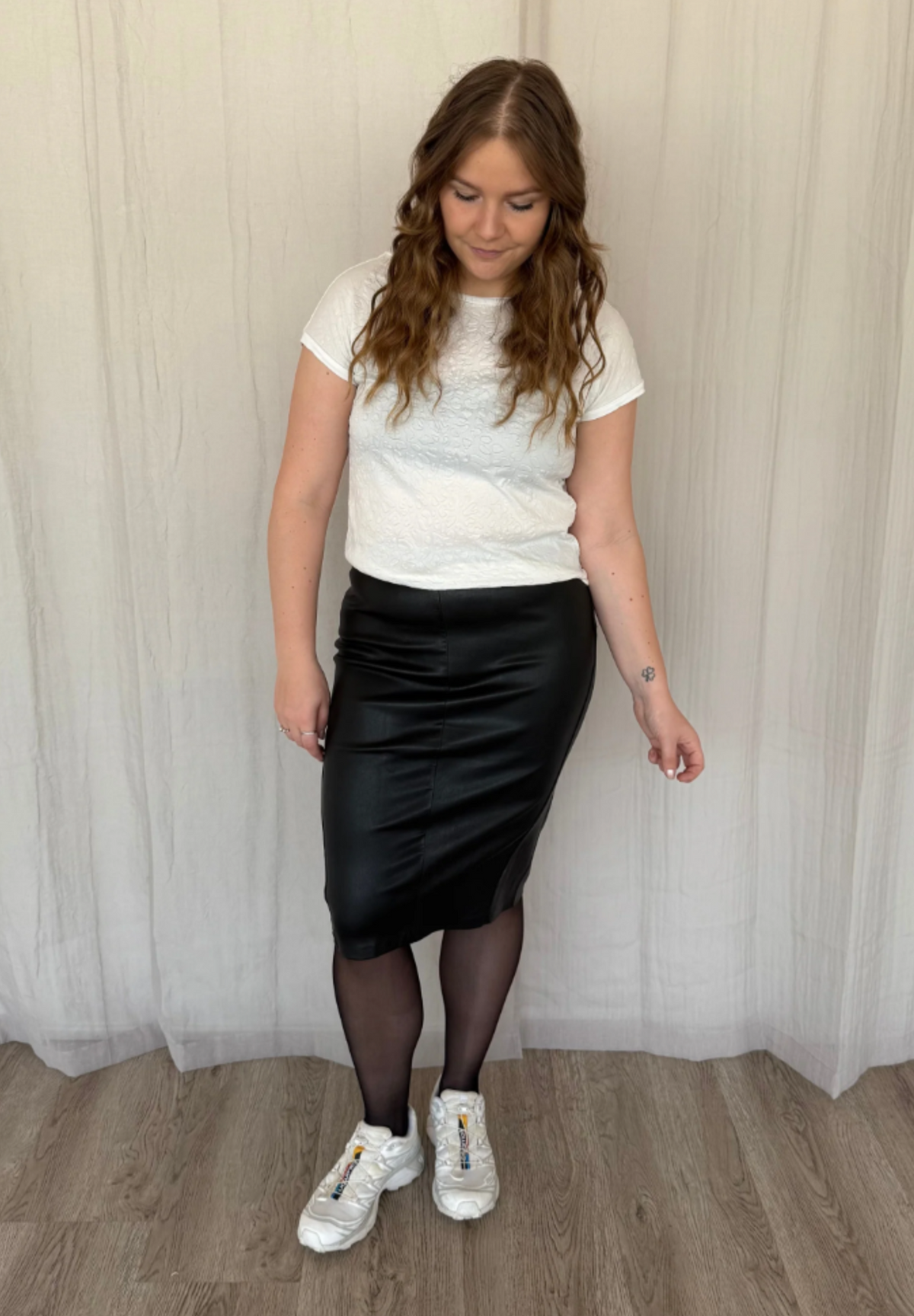 BTFCPH Knælang pencilnederdel - KOLLEKTIONSSALG Nederdele Sort