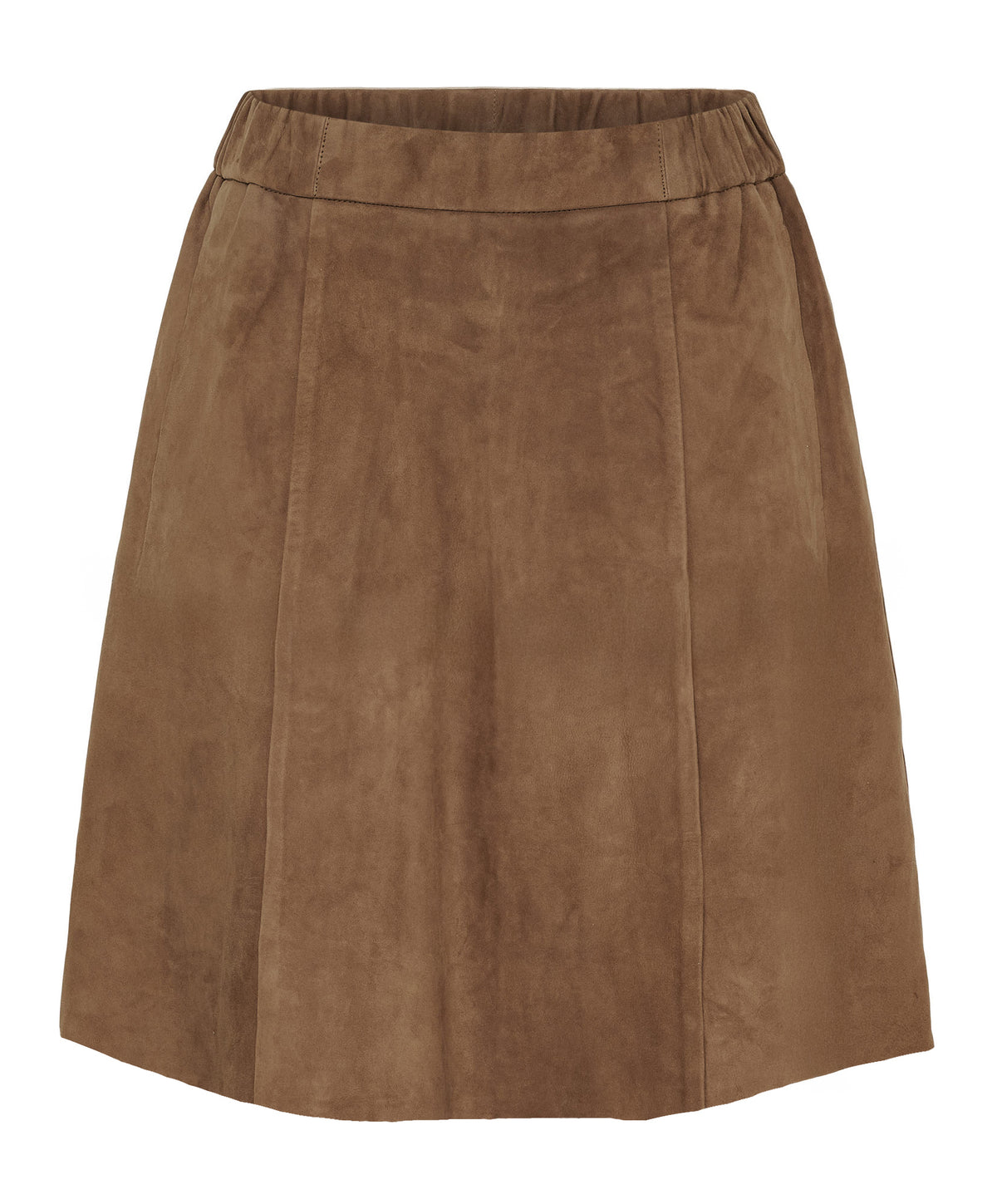 BTFCPH Kort nederdel i ruskind Nederdele Nude Brown