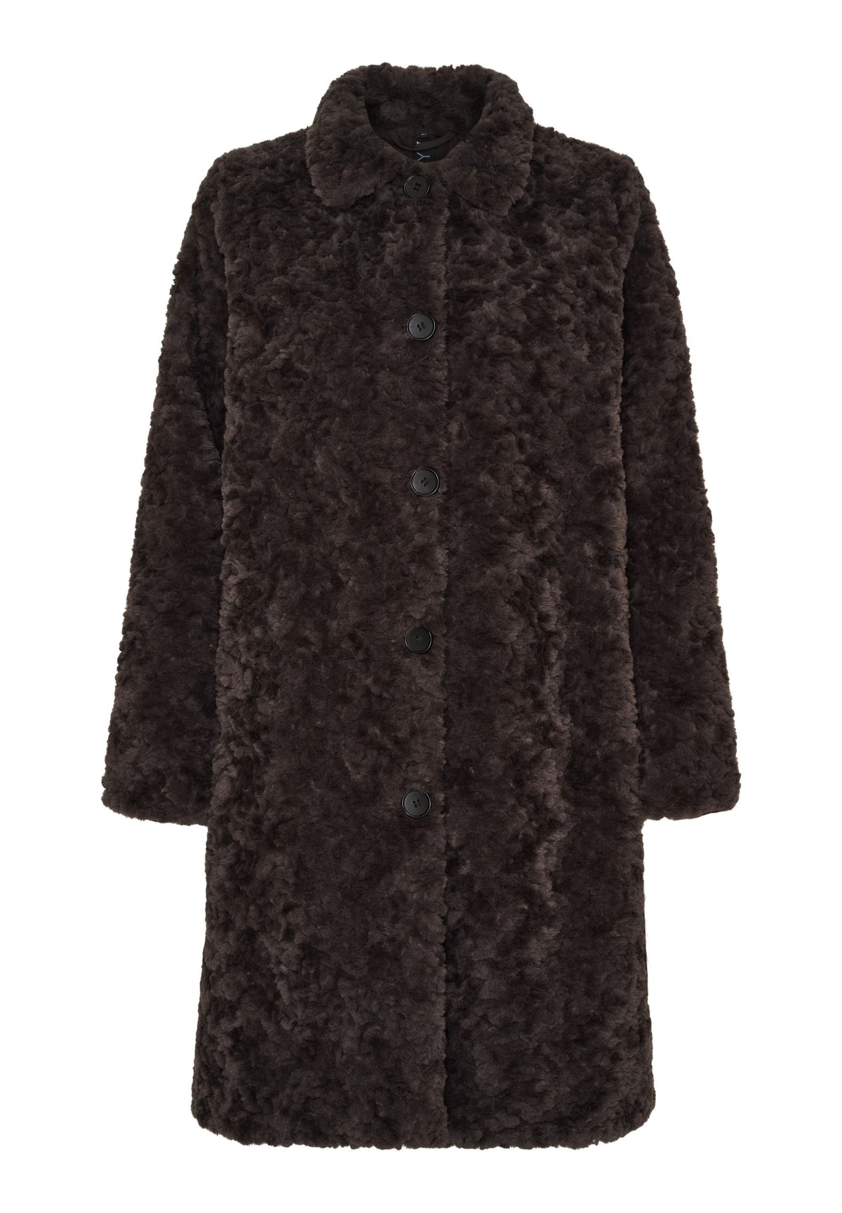 NOTYZ Lang faux fur frakke Jakker Brun