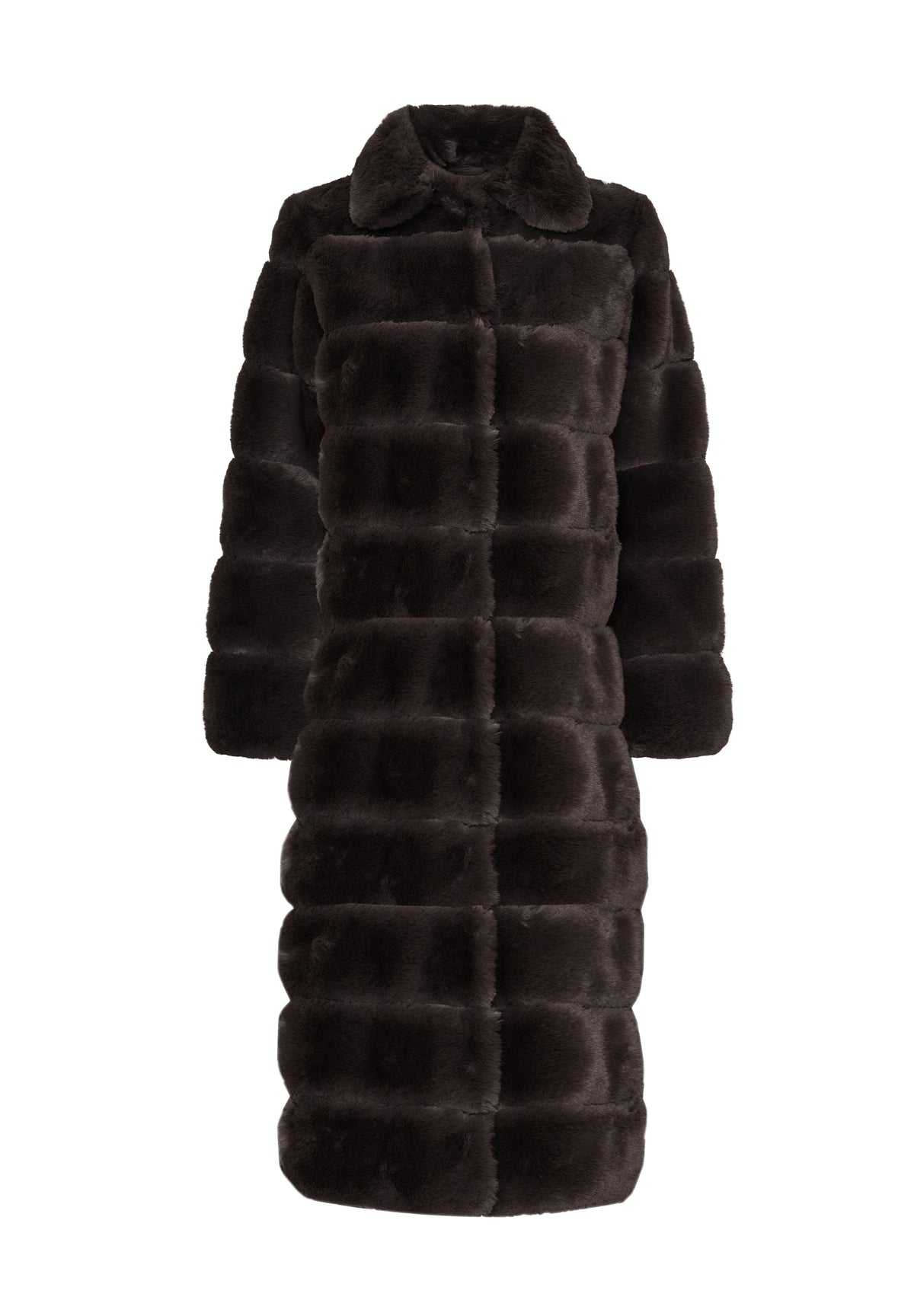 NOTYZ Lang faux fur frakke Jakker Brun