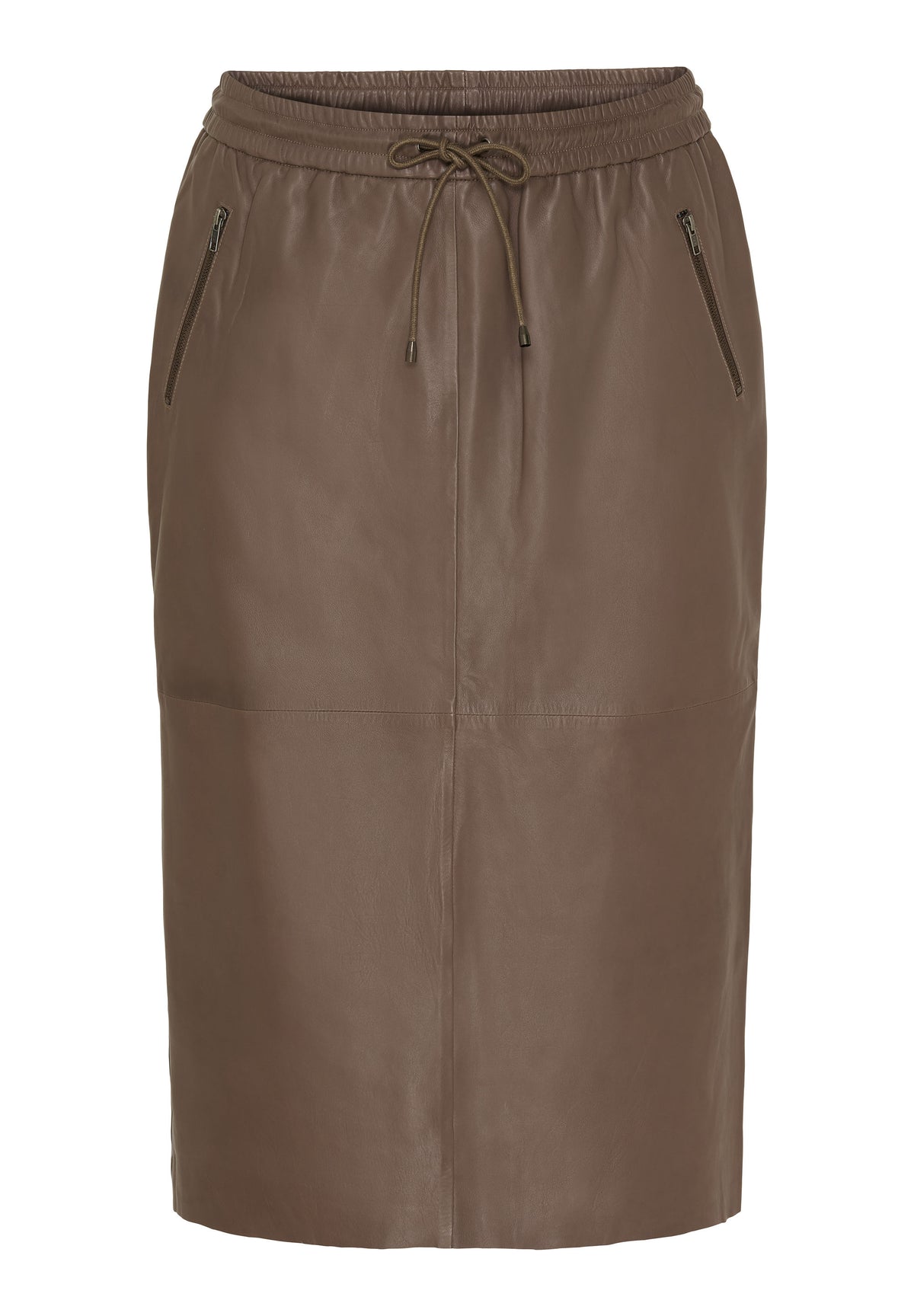 NO. 1 BY OX Lang skindnederdel (Str. 40 - 48) Nederdele Brun