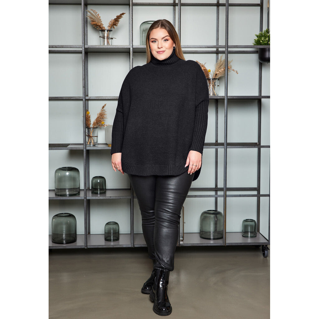 NO. 1 BY OX Leggings i læder (Str. 38 - 48) Leggings Sort