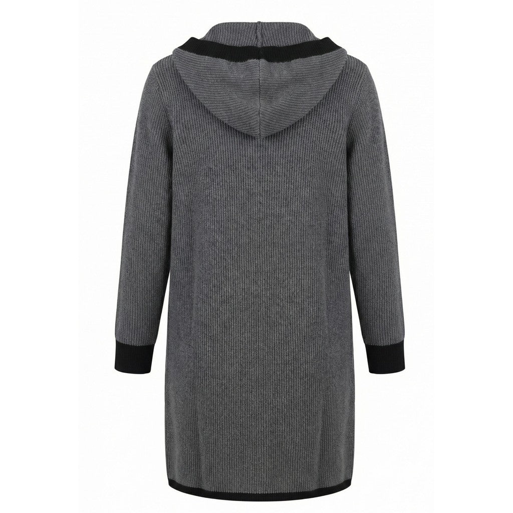 NO. 1 BY OX Long Cardigan w hood Cardigans