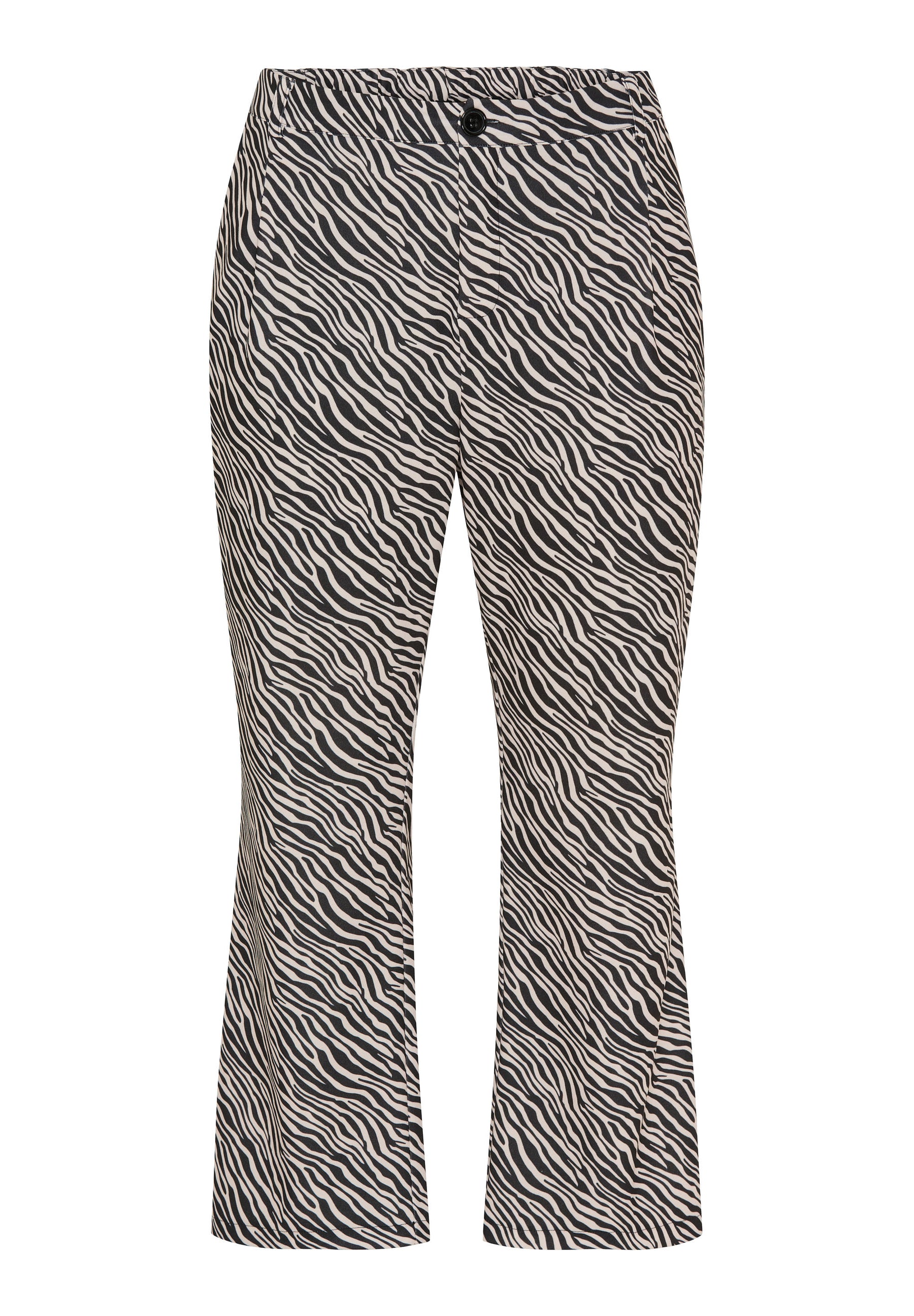 NO. 1 BY OX Bukser med dyreprint Blazers Off White / Black Zebra Print