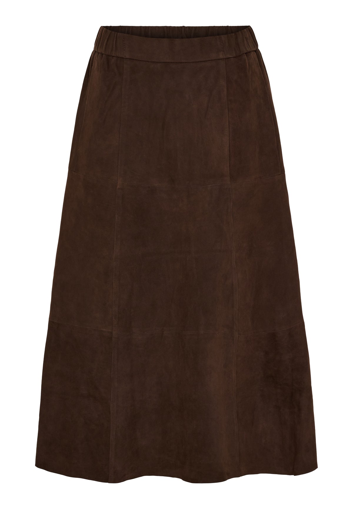 NOTYZ NOCASABLANCA Ruskind nederdel Nederdele Dark Chocolate Brown
