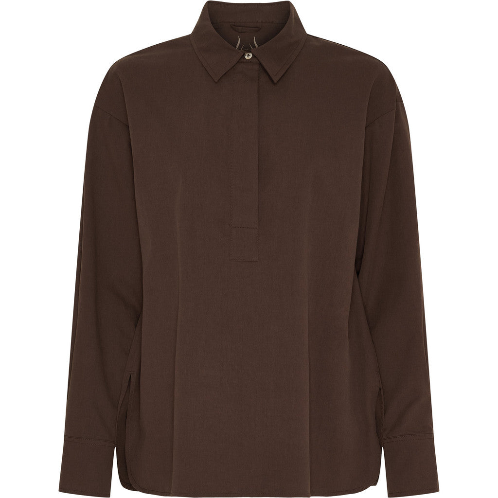 NOTYZ NOMELBOURNE Blouse Bluser Brun