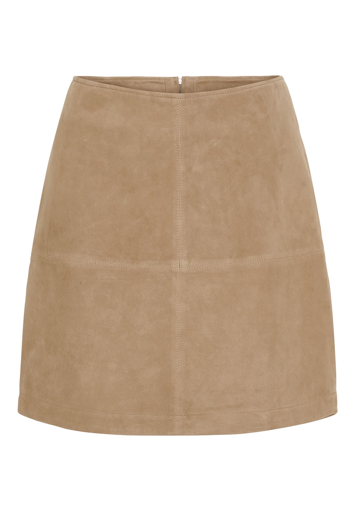 NOTYZ Nederdel i ruskind Nederdele Brun