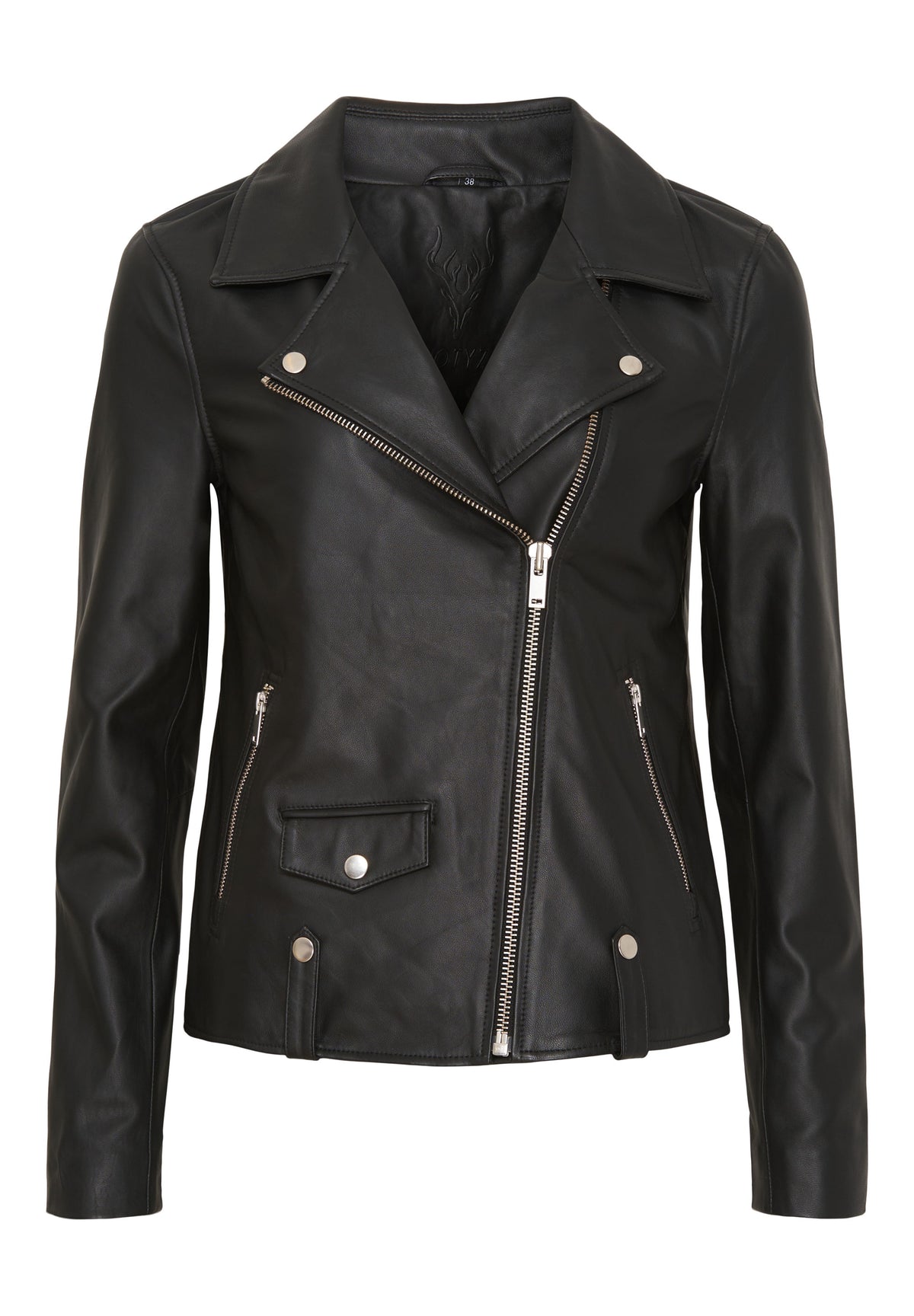 NOTYZ Oversized bikerjakke Jakker Sort