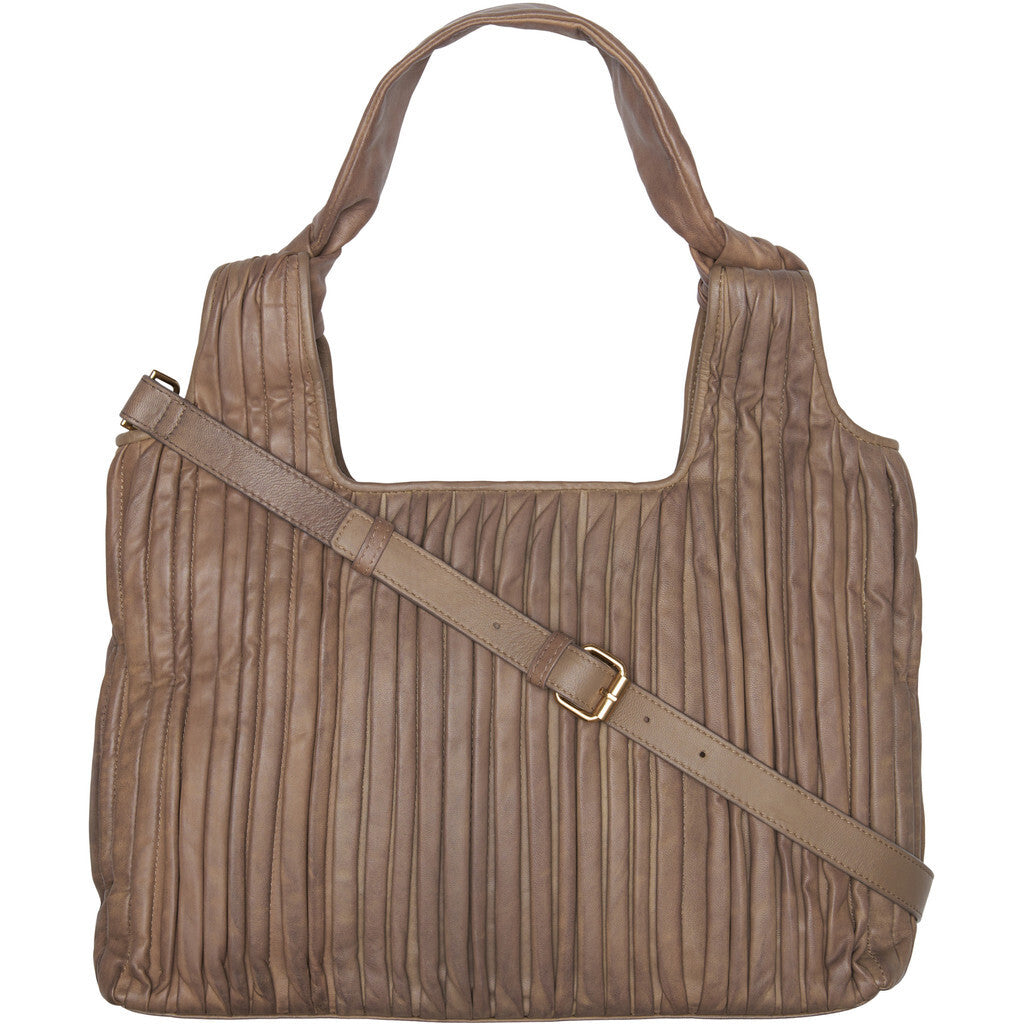 BTFCPH Plisseret håndtaske Tasker Brun