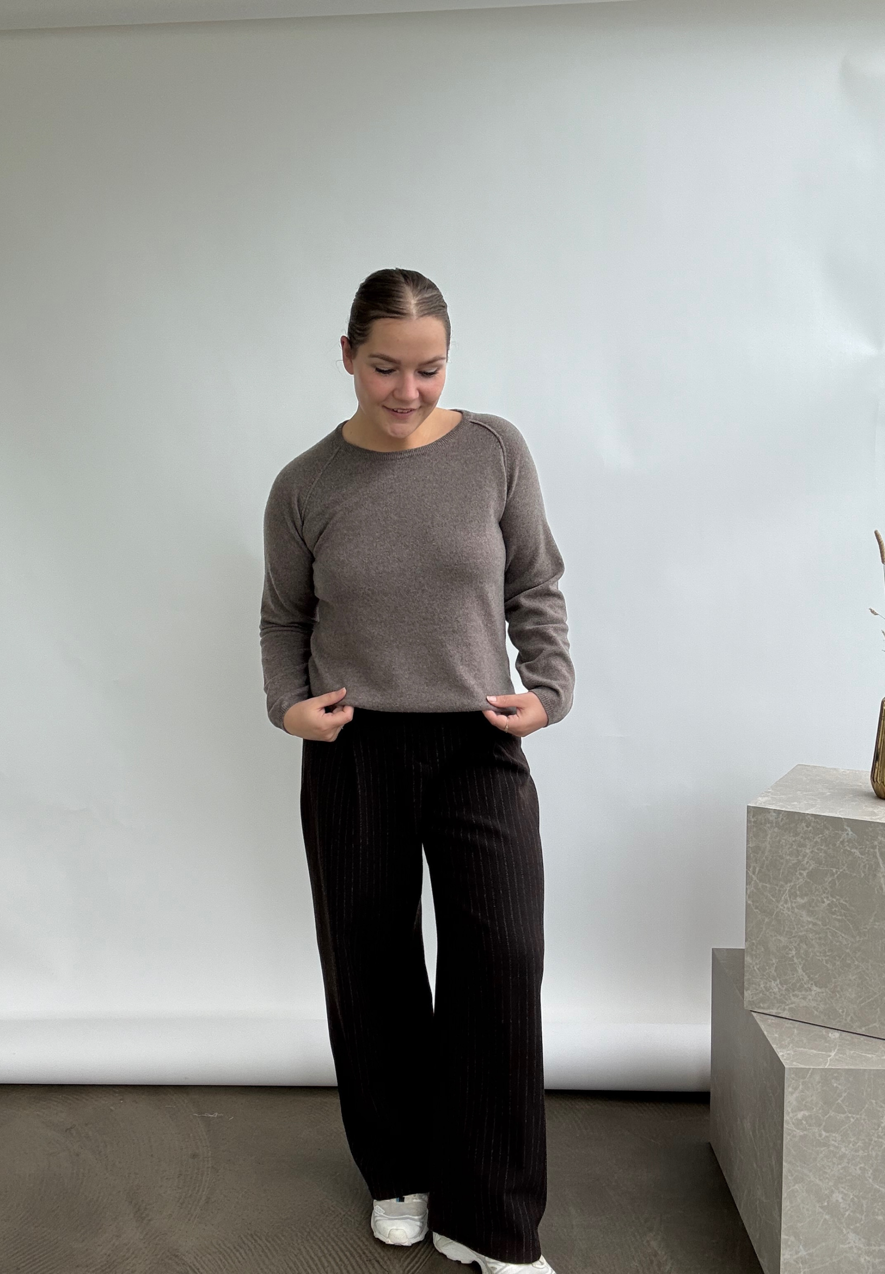 BTFCPH Pullover i cashmere blanding Pullovers Ash Brown Melange