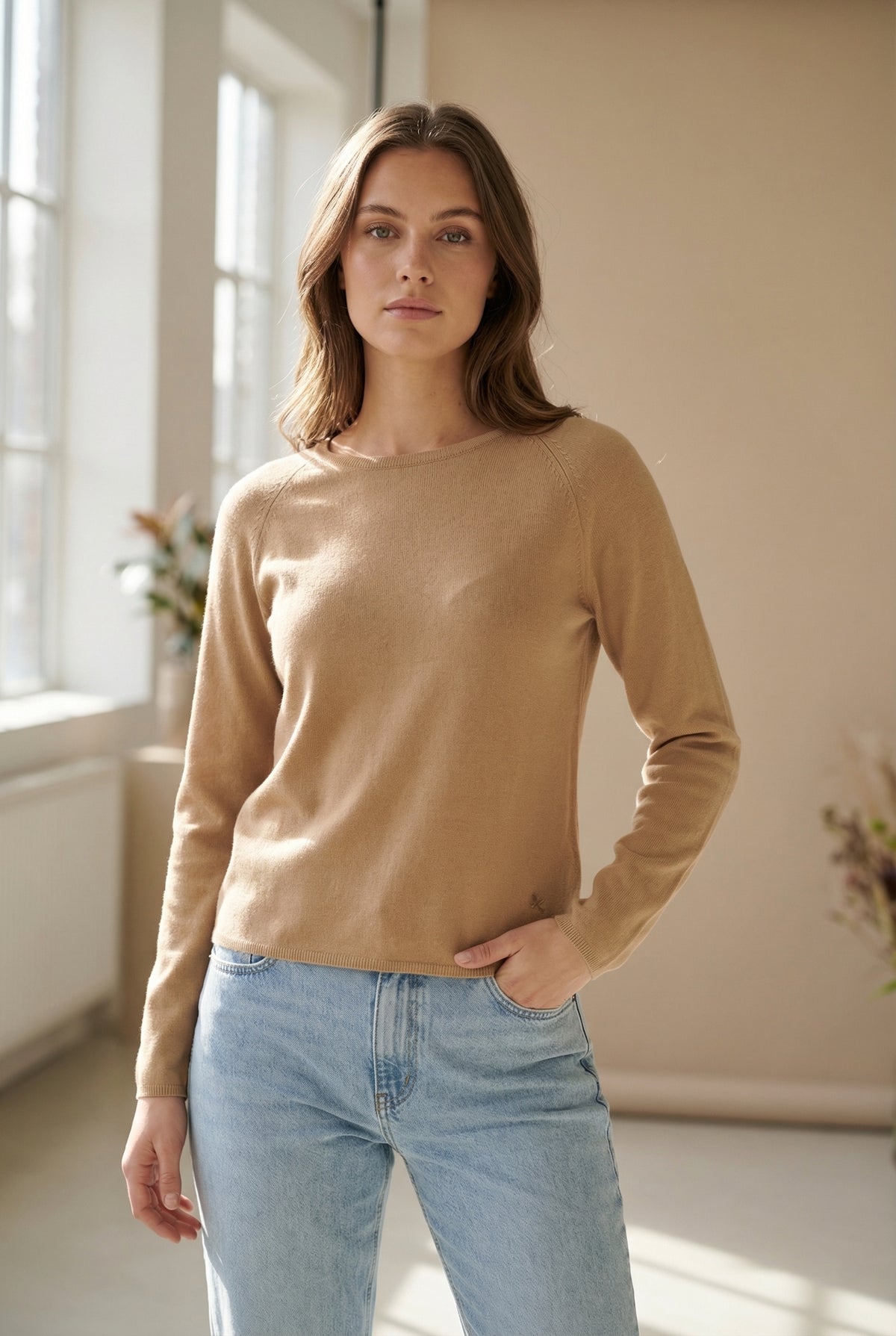 BTFCPH Pullover i cashmere blanding Pullovers Hazelnut