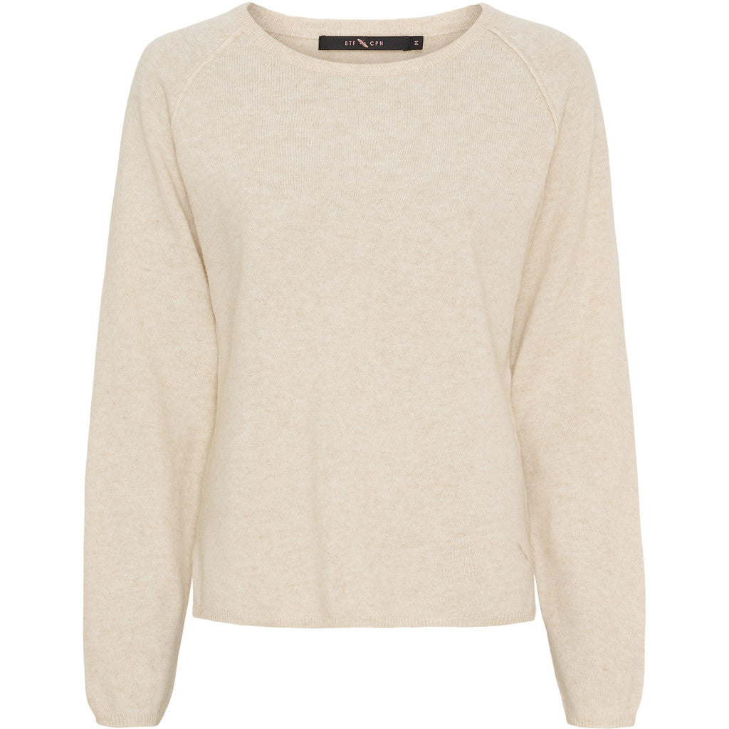 BTFCPH Pullover i cashmere blanding Pullovers Ivory Melange