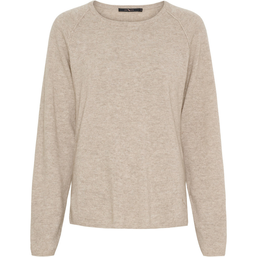 BTFCPH Pullover i cashmere blanding Pullovers Natural Beige Melange