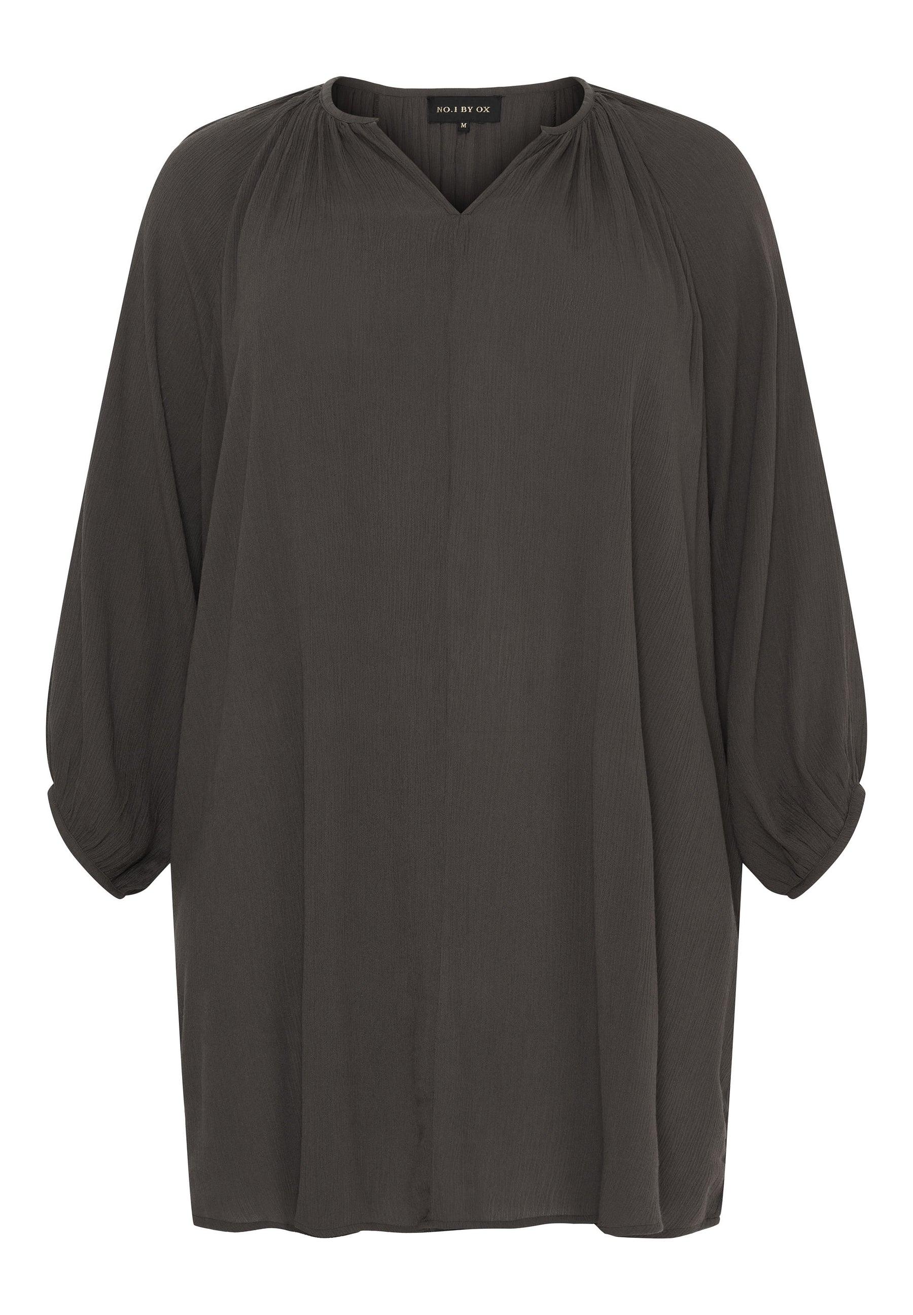 NO. 1 BY OX Tunika med 3/4 ærmer Tunika Dark Tin Grey