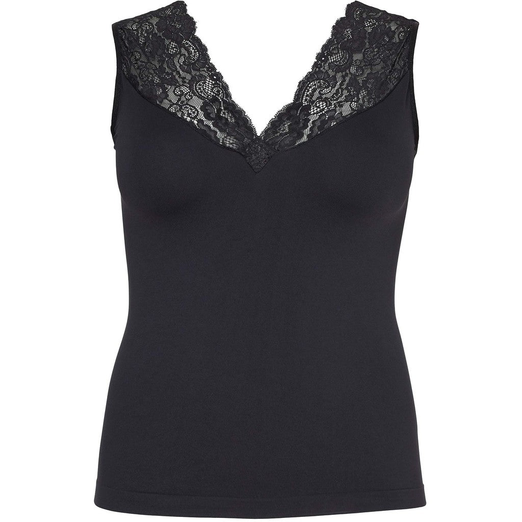 NO. 1 BY OX Shaping blondetop Tops Sort