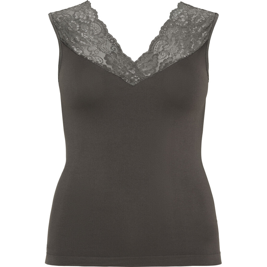 NO. 1 BY OX Shaping blondetop Tops Tin Grey