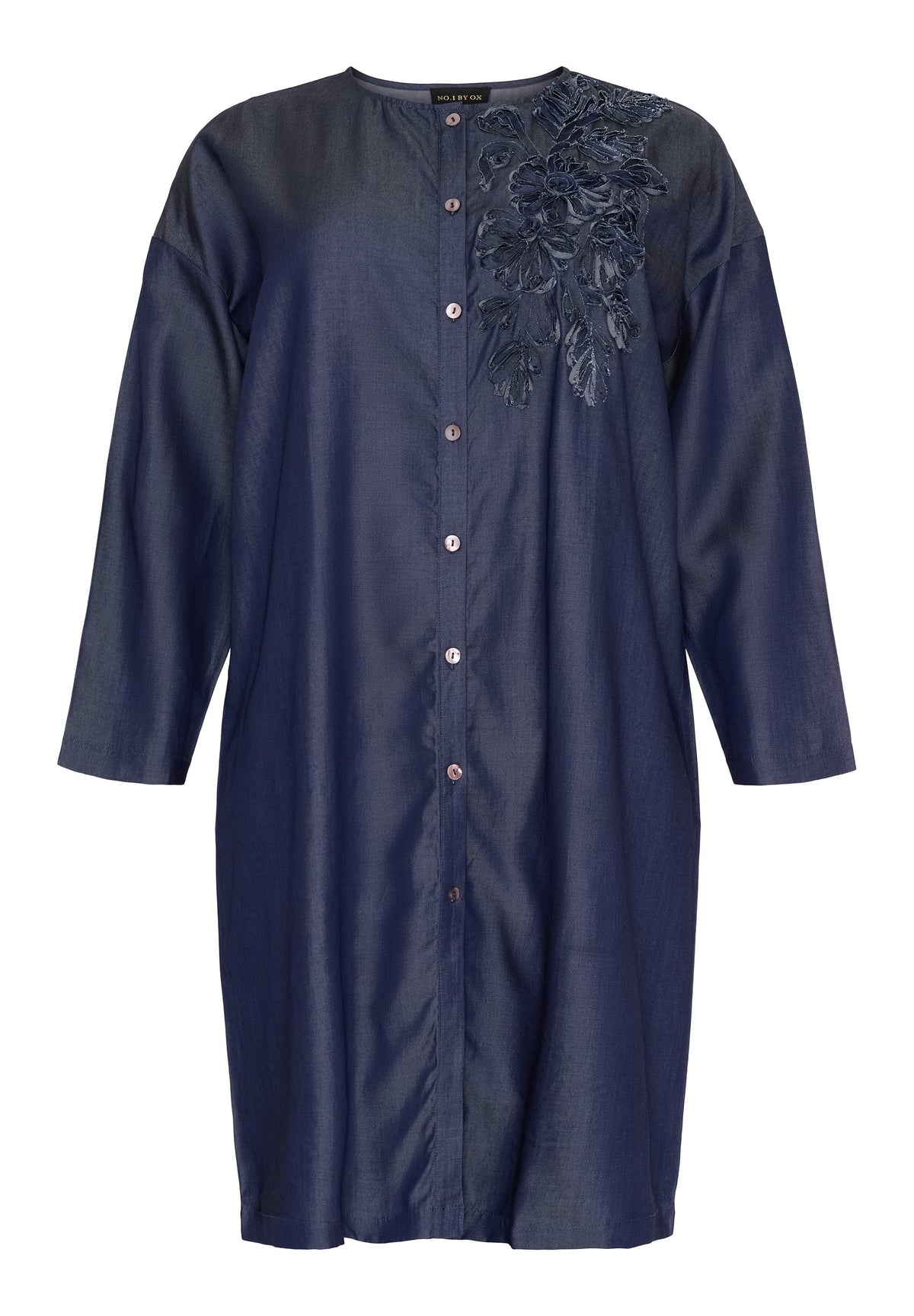 NO. 1 BY OX Kjole i denim look Kjoler Blå