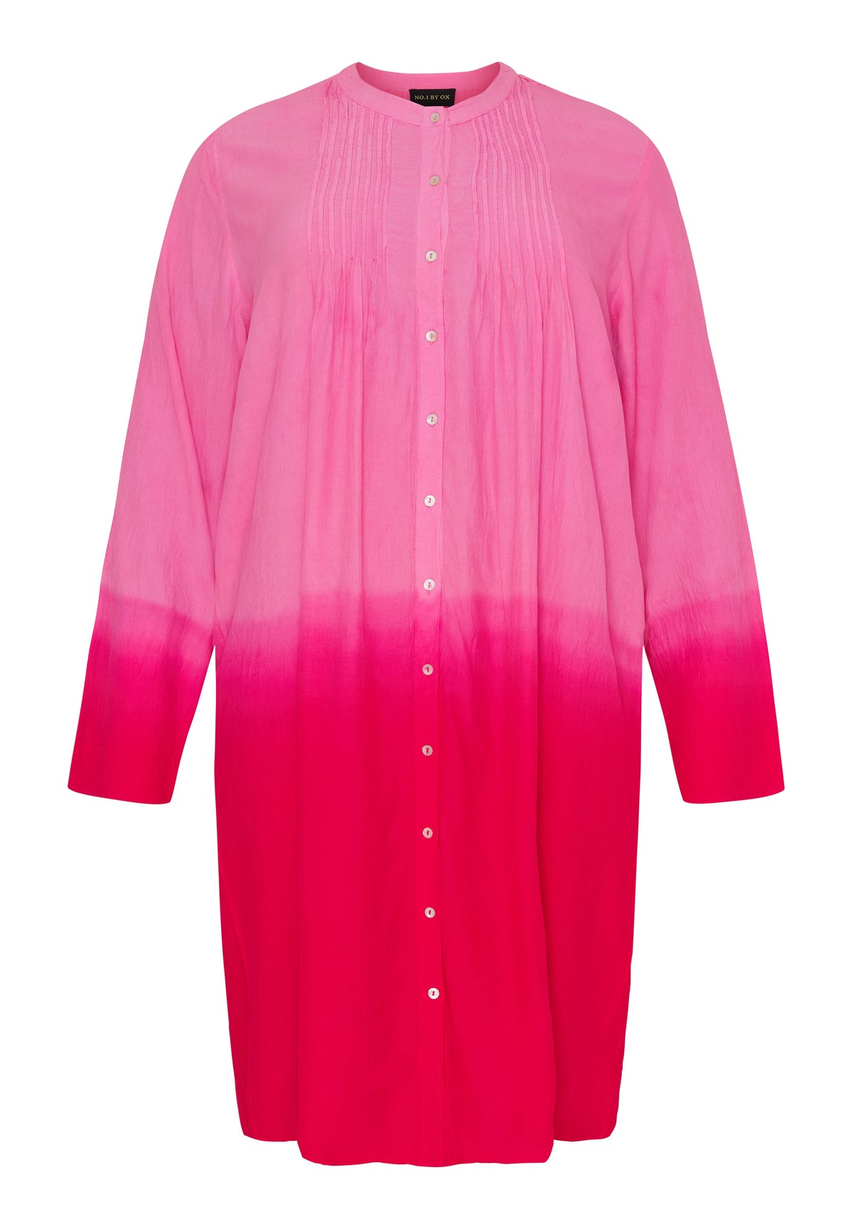 NO. 1 BY OX Dip-dye tunika kjole Kjoler Pink Cosmos