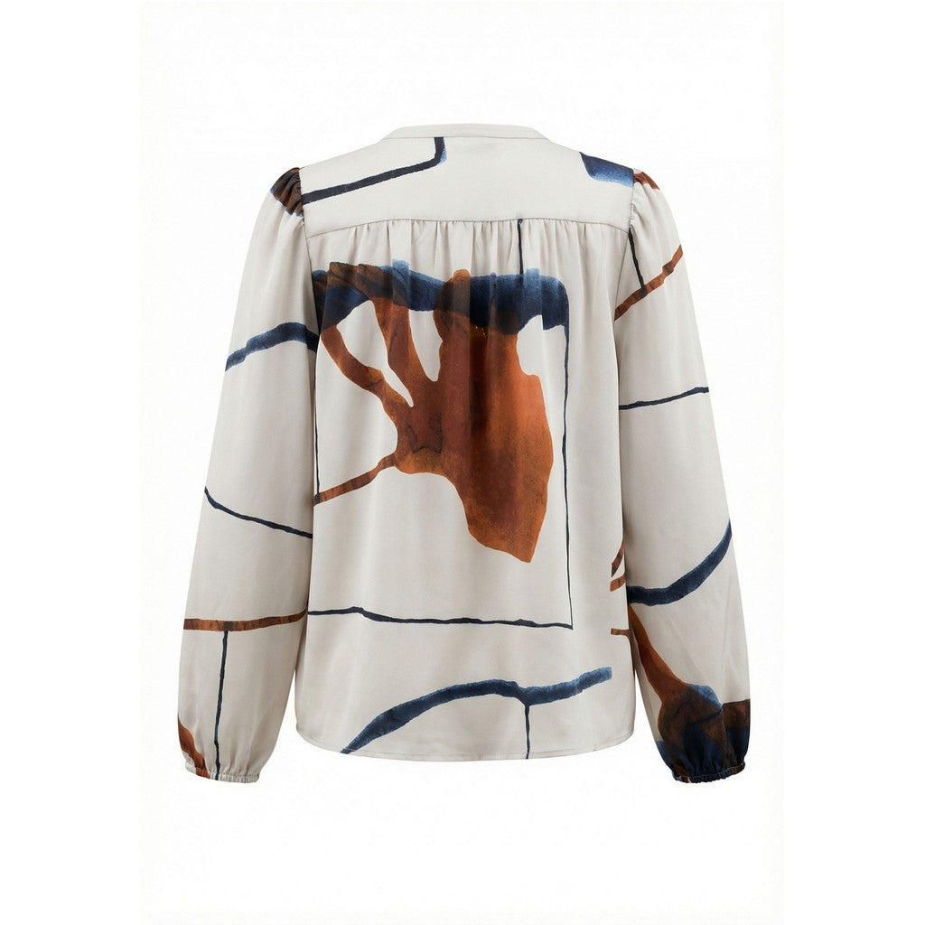 NO. 1 BY OX Shirt w long puff sleeve Skjorter