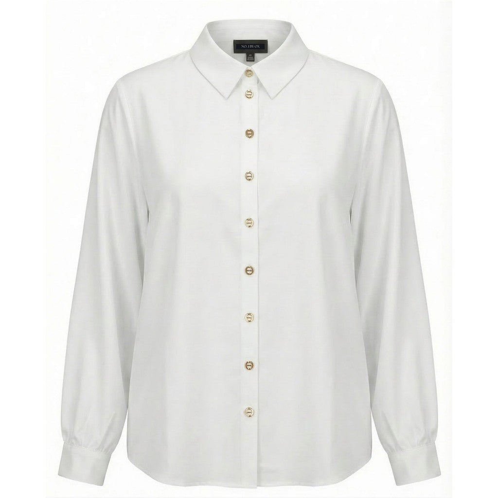 NO. 1 BY OX Shirt w long sleeves Skjorter Hvid