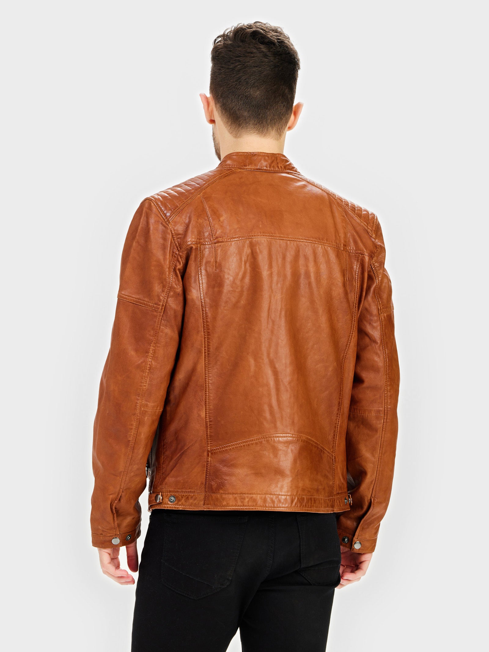 NOTYZ HIM Skindjakke (Str. 48-60) Jakker Brun