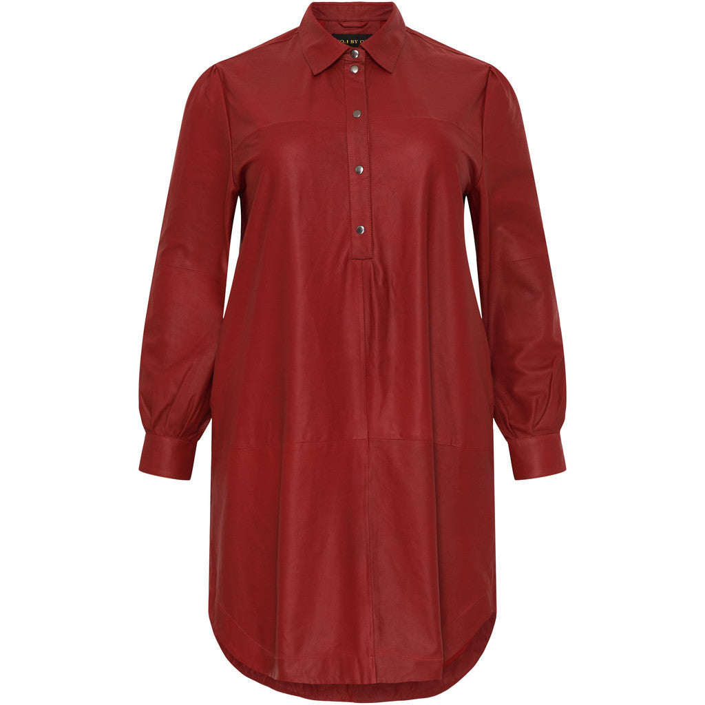 NO. 1 BY OX Skindkjole - KOLLEKTIONSSALG Kjoler Brun