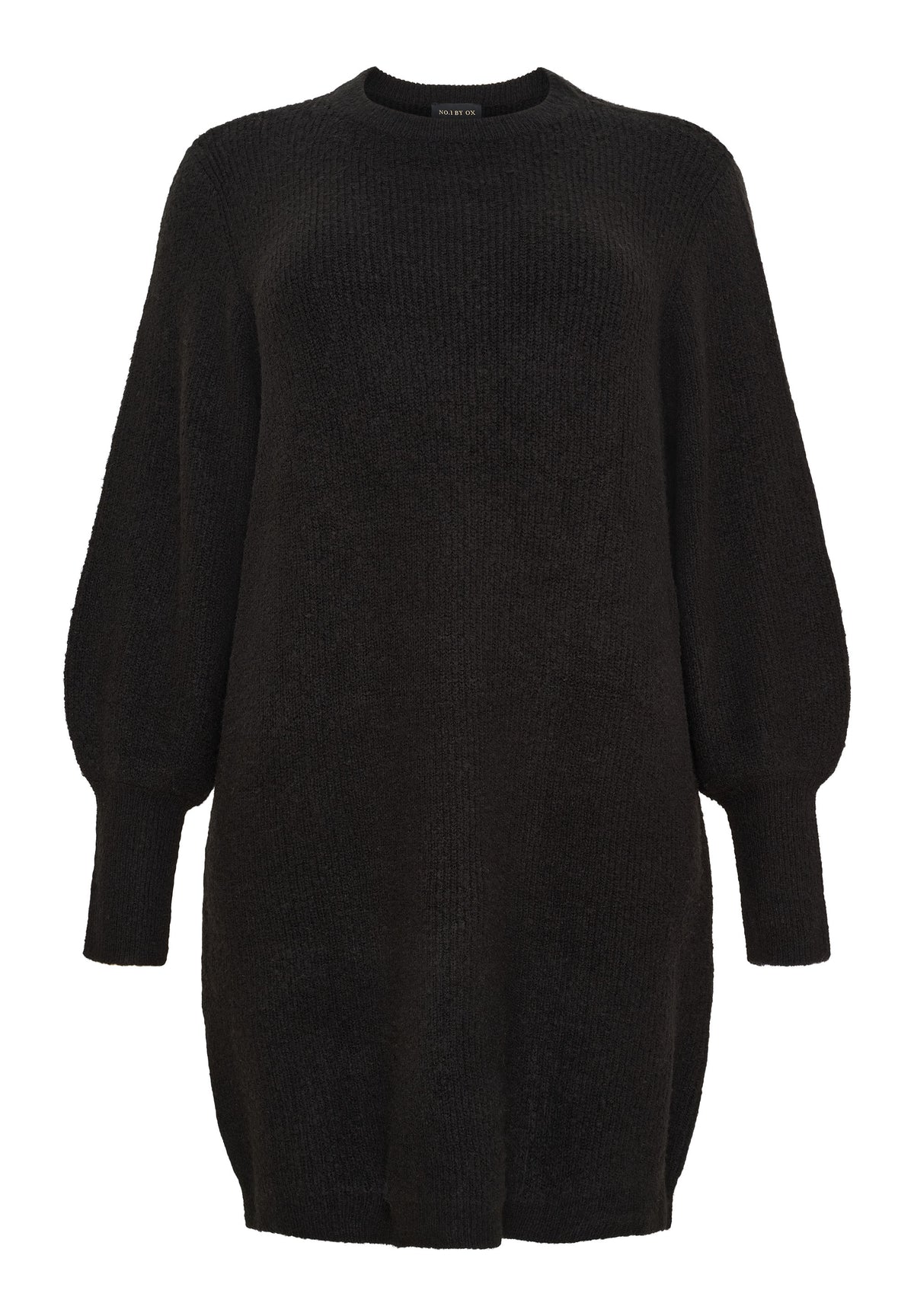 NO. 1 BY OX Strikkjole Kjoler Sort