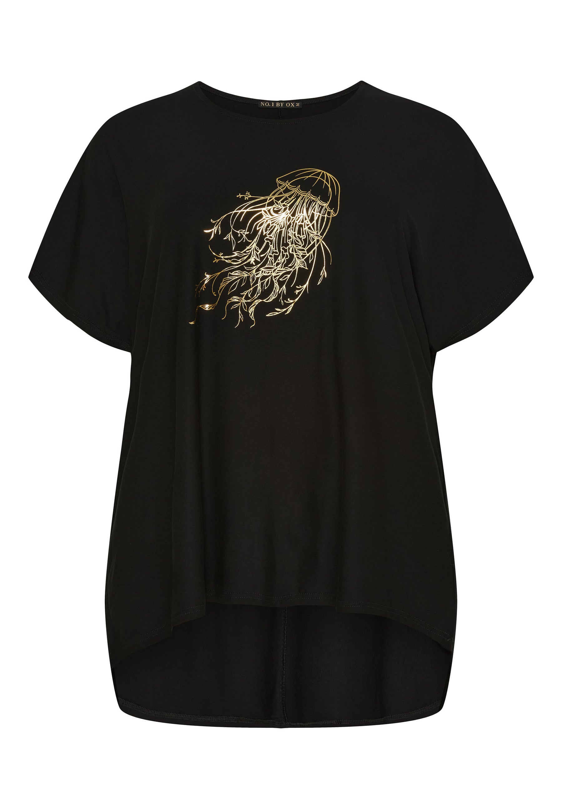 NO. 1 BY OX T-shirt med print T-shirts Sort