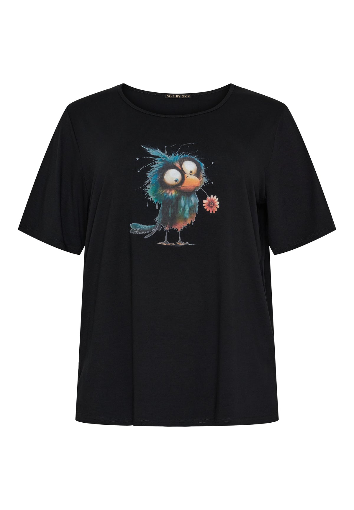 NO. 1 BY OX T-shirt med print T-shirts Sort