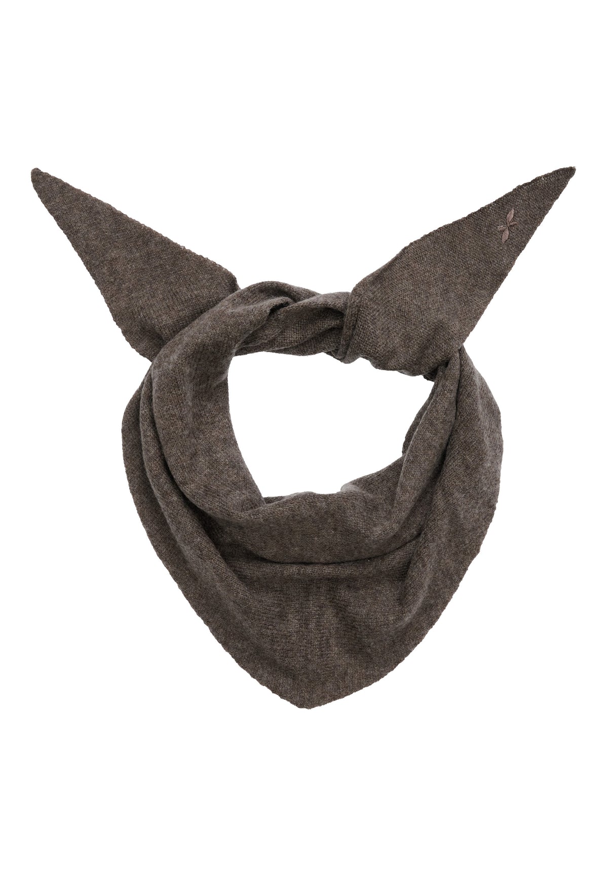 BTFCPH Tørklæde i cashmere blanding Scarf Dark Brown Melange