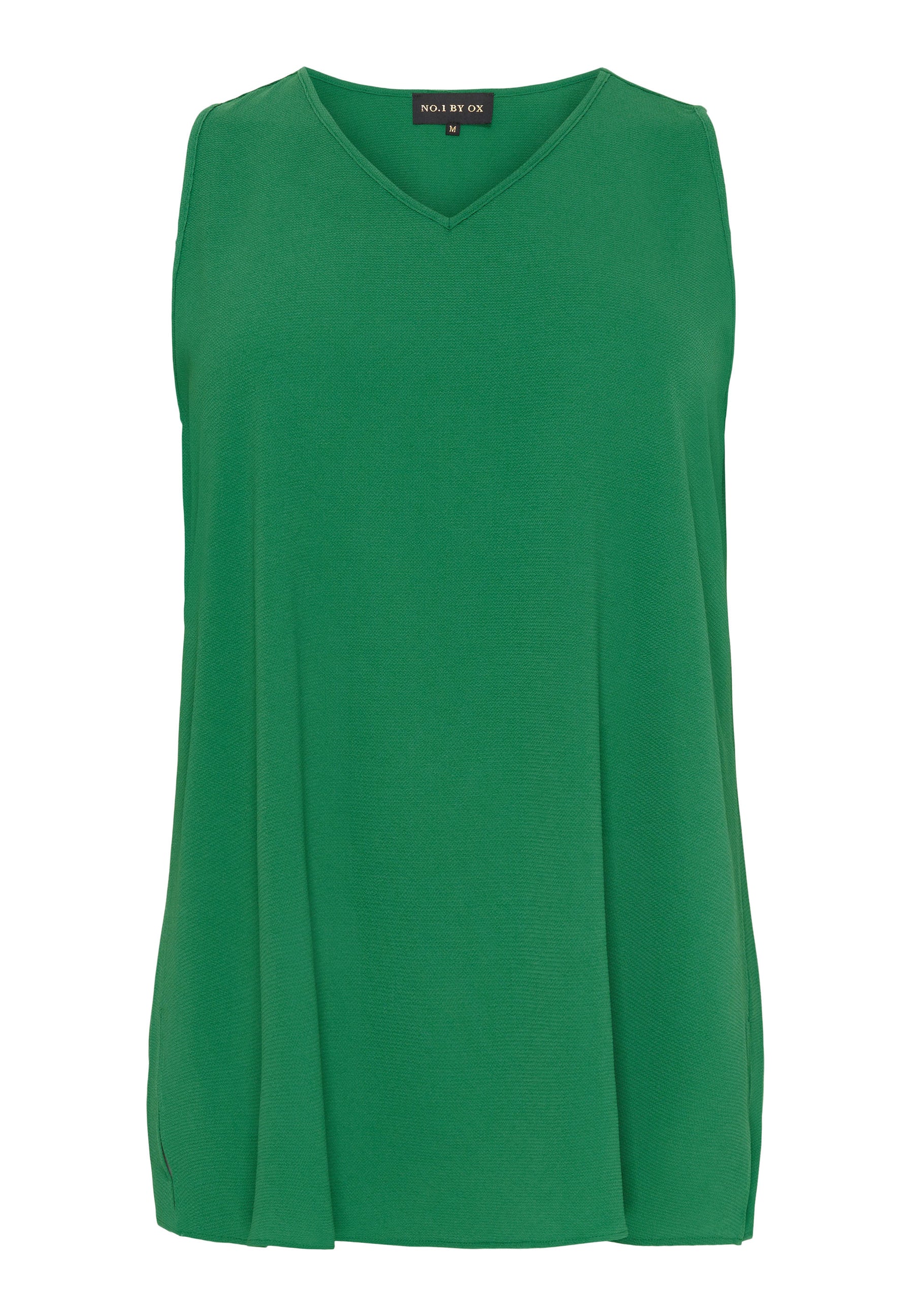 NO. 1 BY OX Top med V-hals Tops Grøn