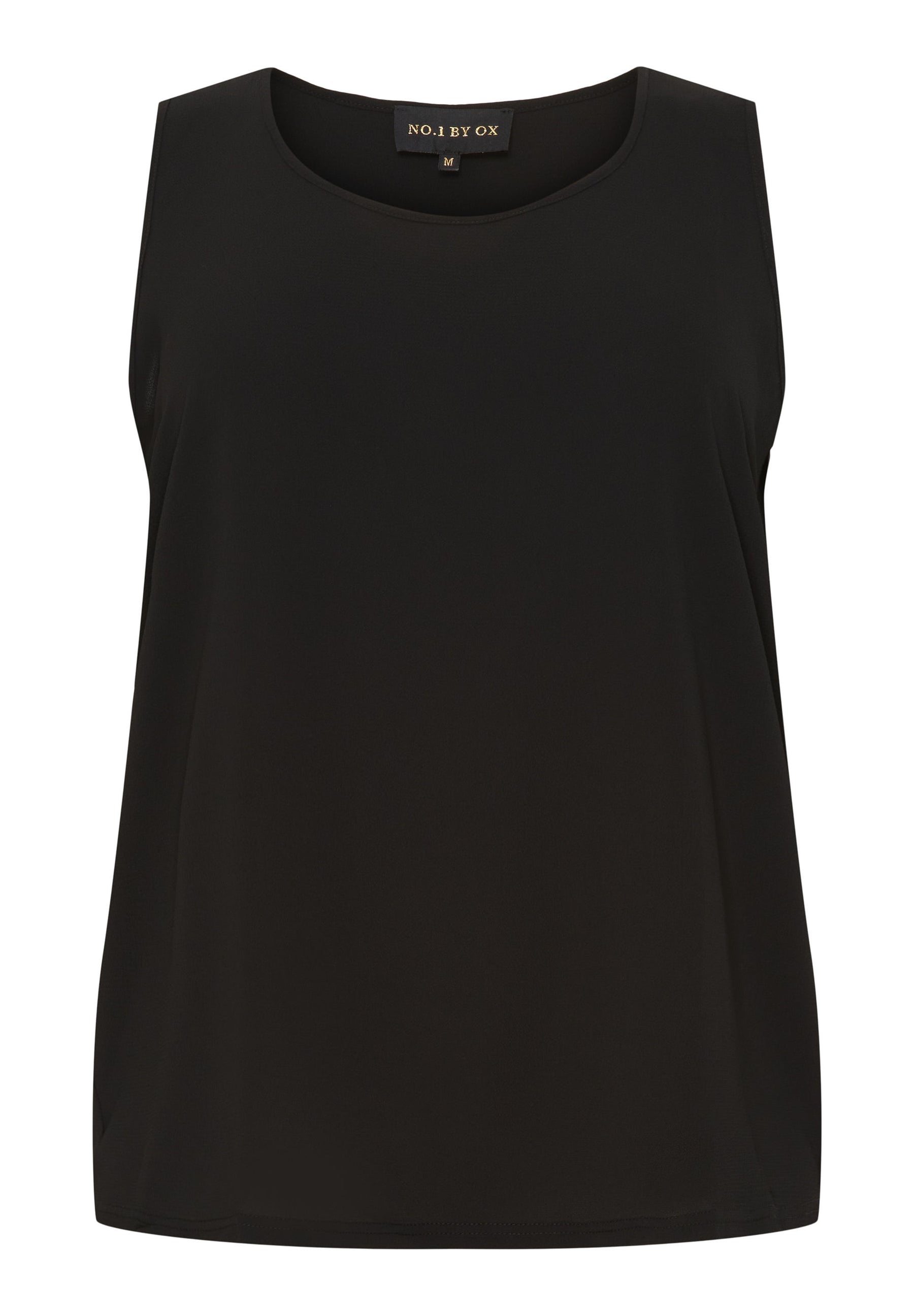 NO. 1 BY OX Top uden ærmer Tops Sort