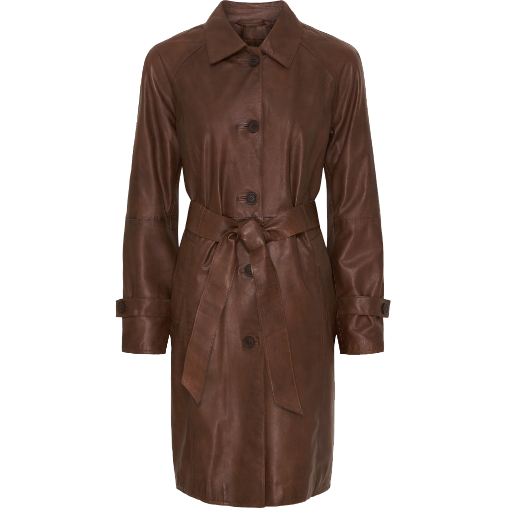 NOTYZ Trenchcoat Frakker Brun