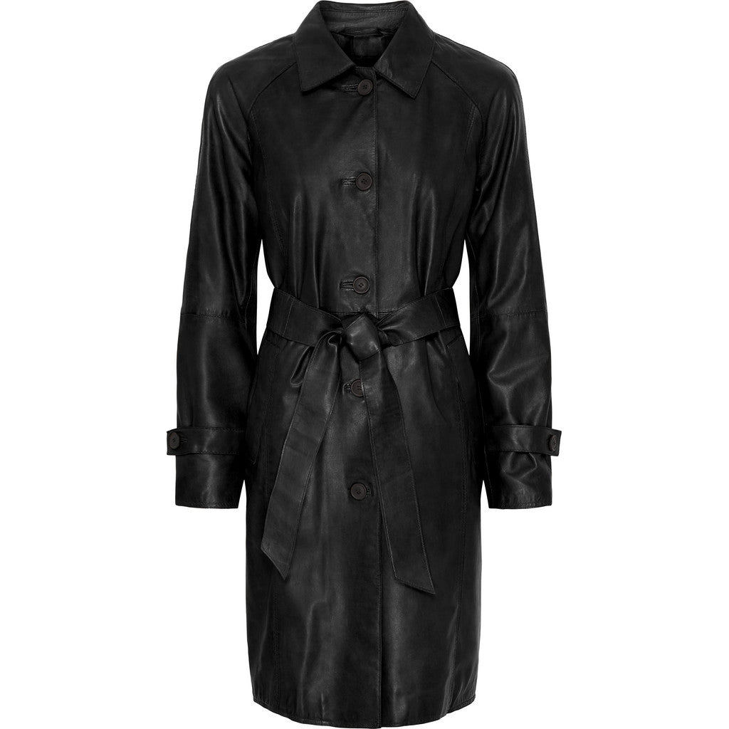 NOTYZ Trenchcoat Frakker Sort