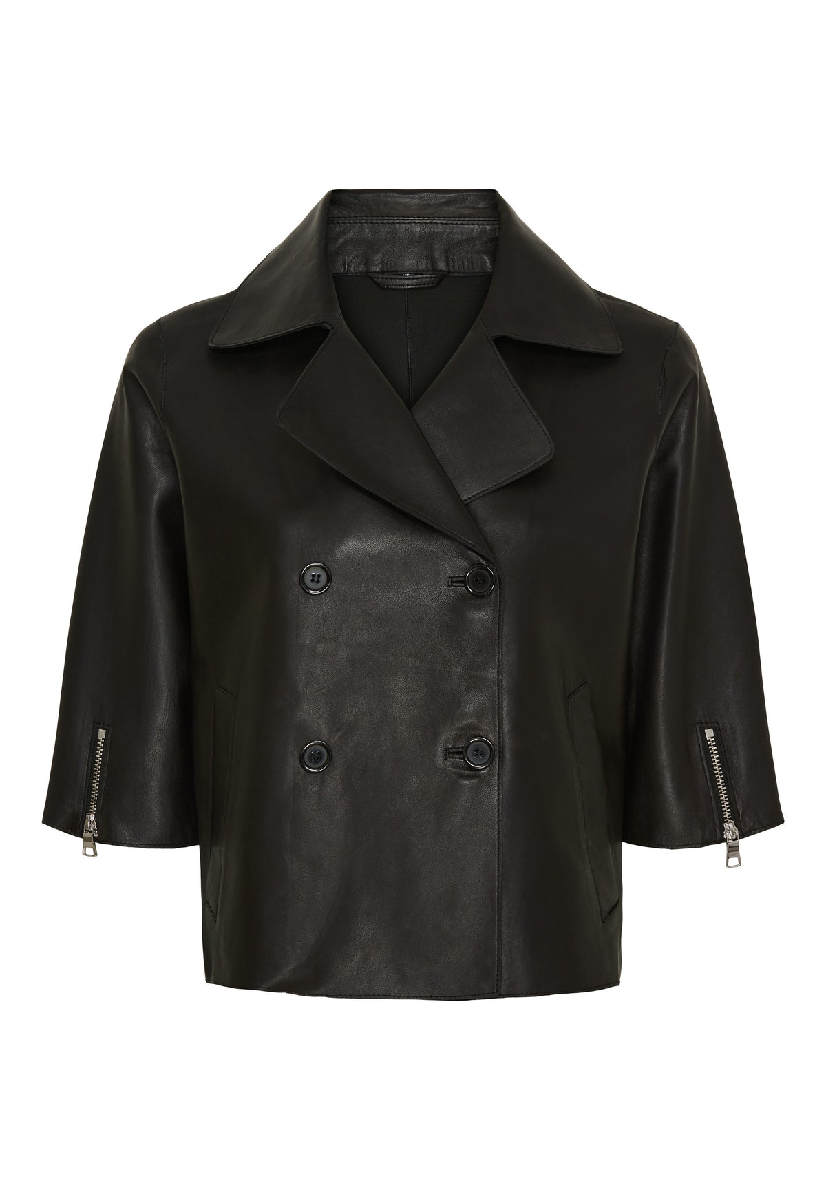 BTFCPH Trenchcoat med korte ærmer Jakker Sort