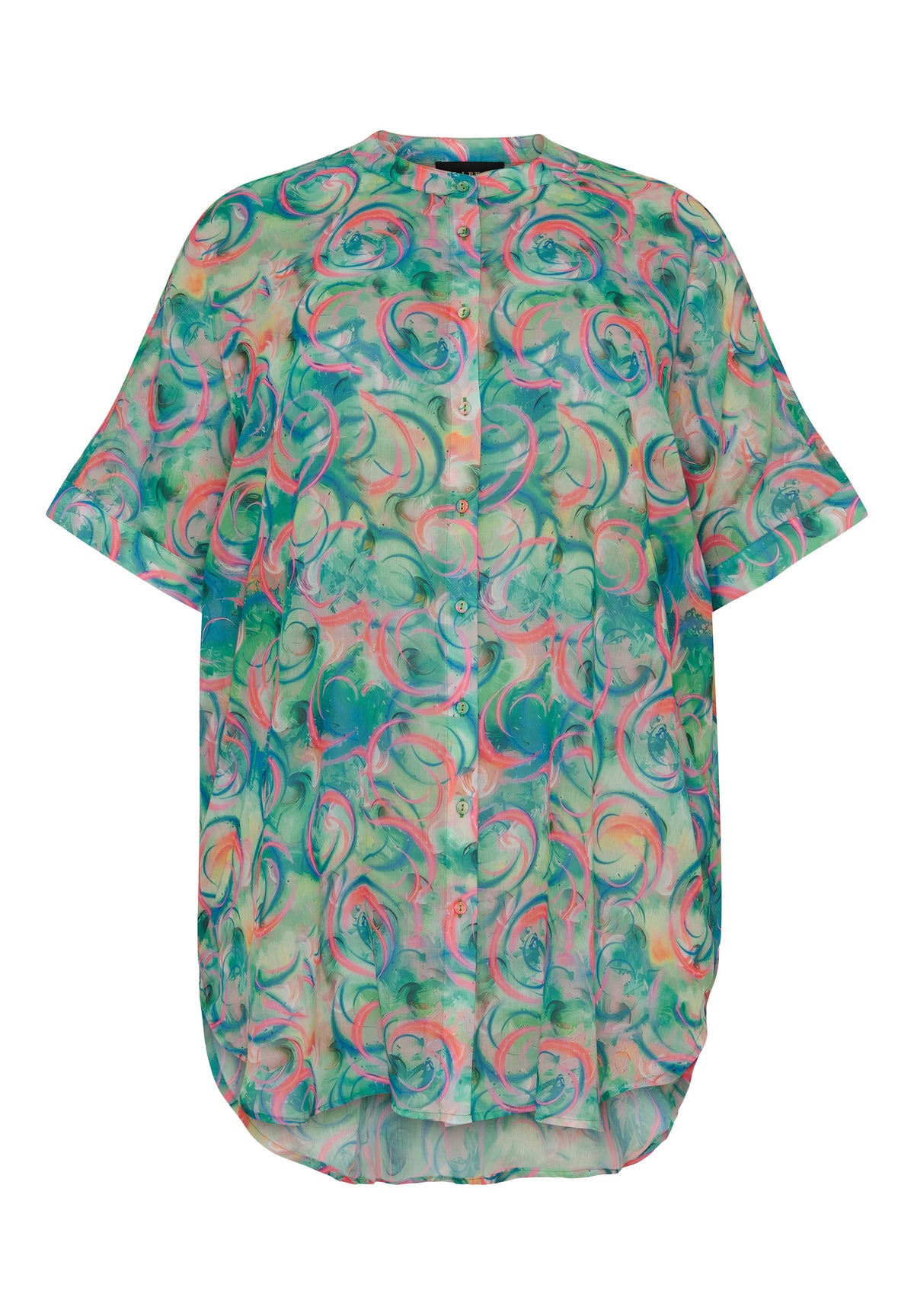 NO. 1 BY OX Tunika med korte ærmer Bluser Multicolored bright circles