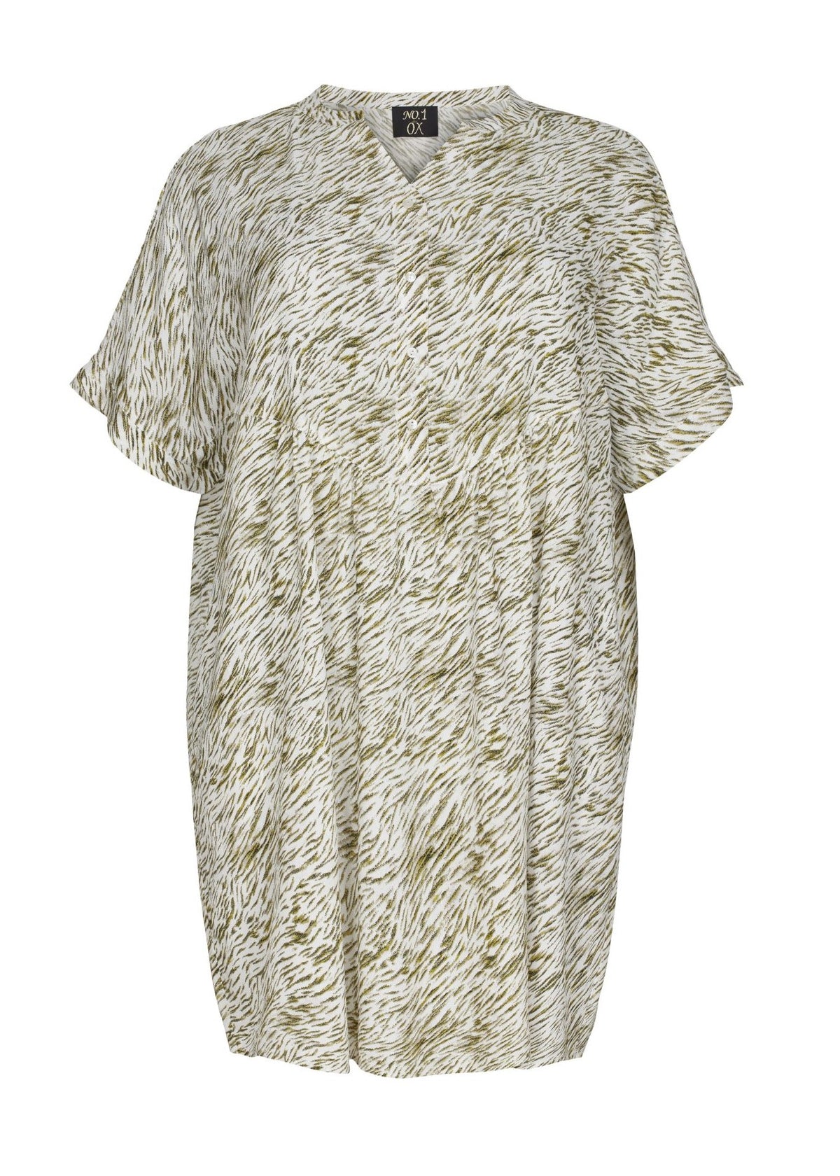 NO. 1 BY OX Tunika med print Kjoler Beige
