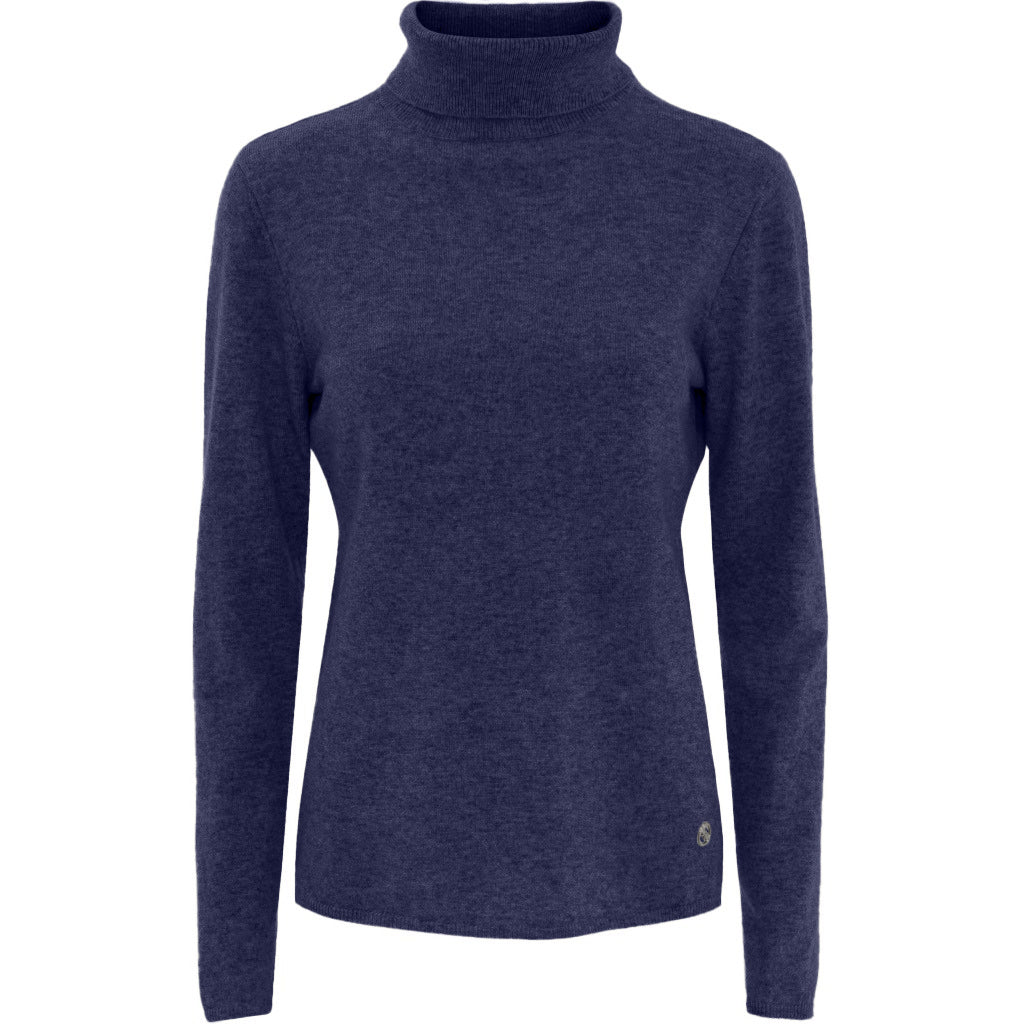 BTFCPH Turtleneck i cashmere blanding Pullovers Blå