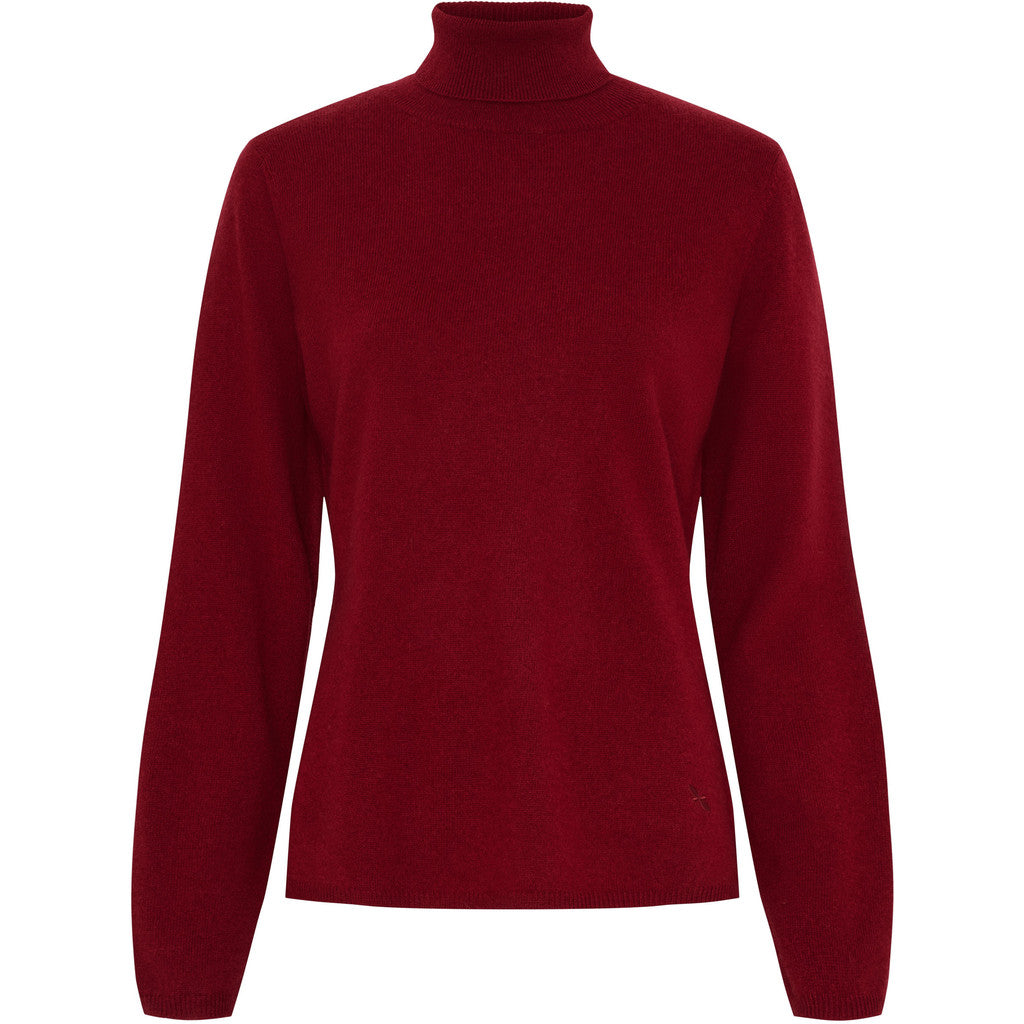 BTFCPH Turtleneck i cashmere blanding Pullovers Cherry