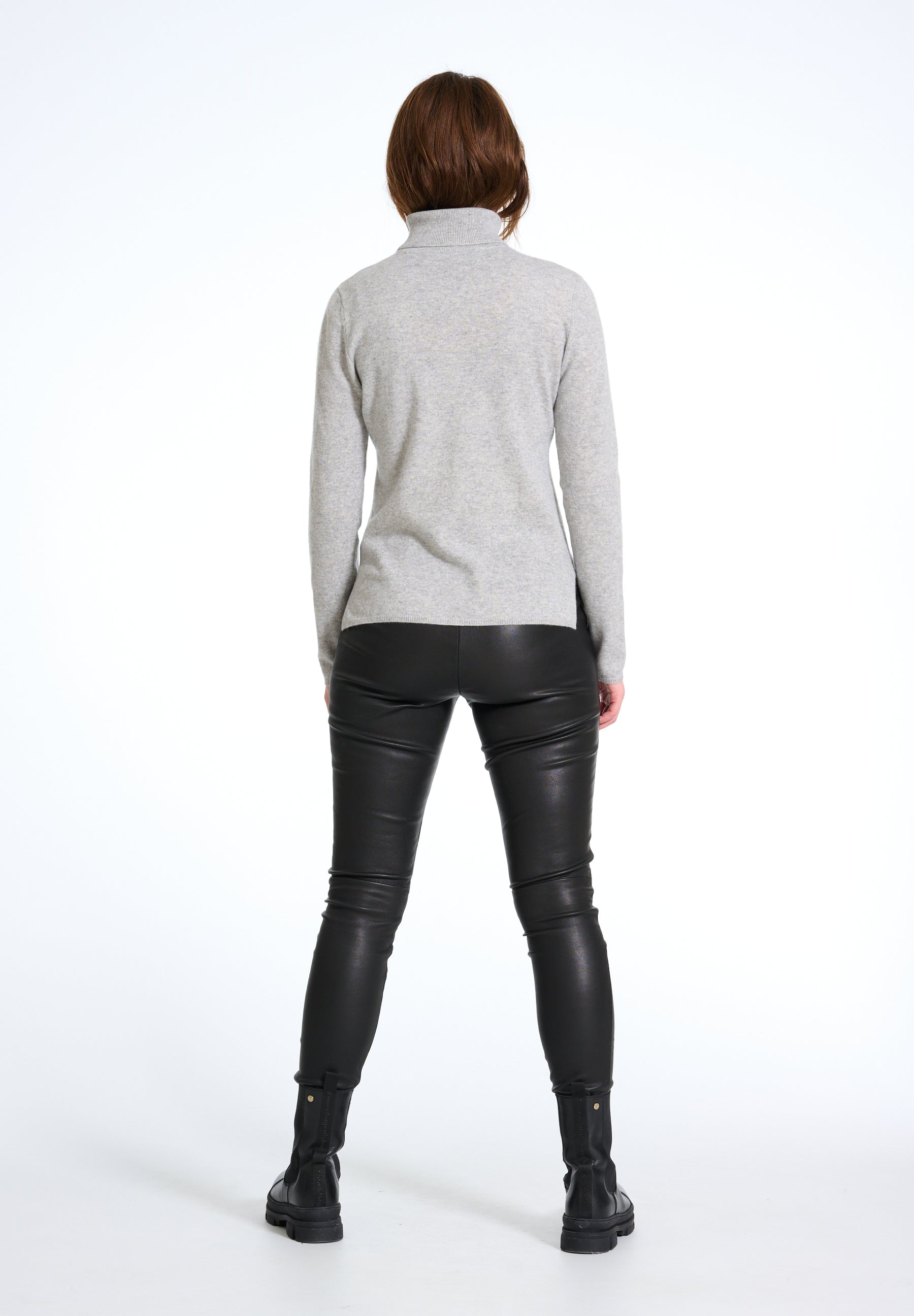 BTFCPH Turtleneck i cashmere blanding Pullovers Grå