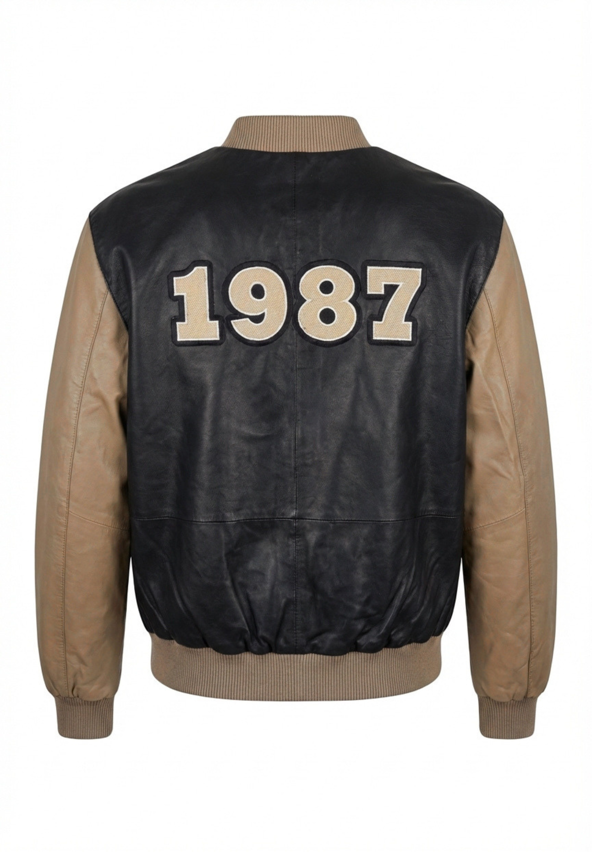 NOTYZ baseball jakke i læder Jakker Sort