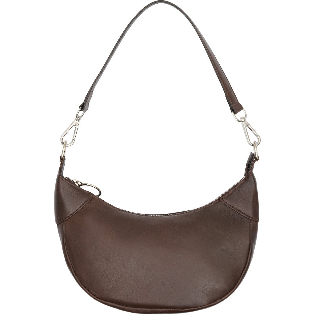 BTFCPH crossbody Hobo skindtaske Tasker Espresso w. Silver acc.