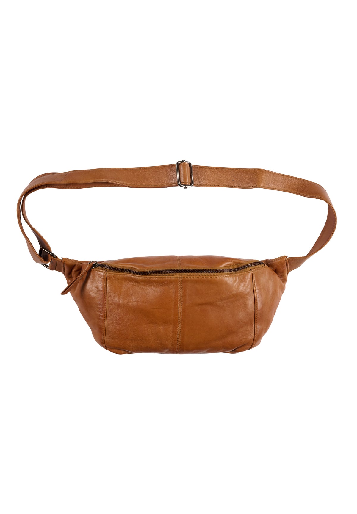 Orchid Bæltetaske i læder Tasker Brun