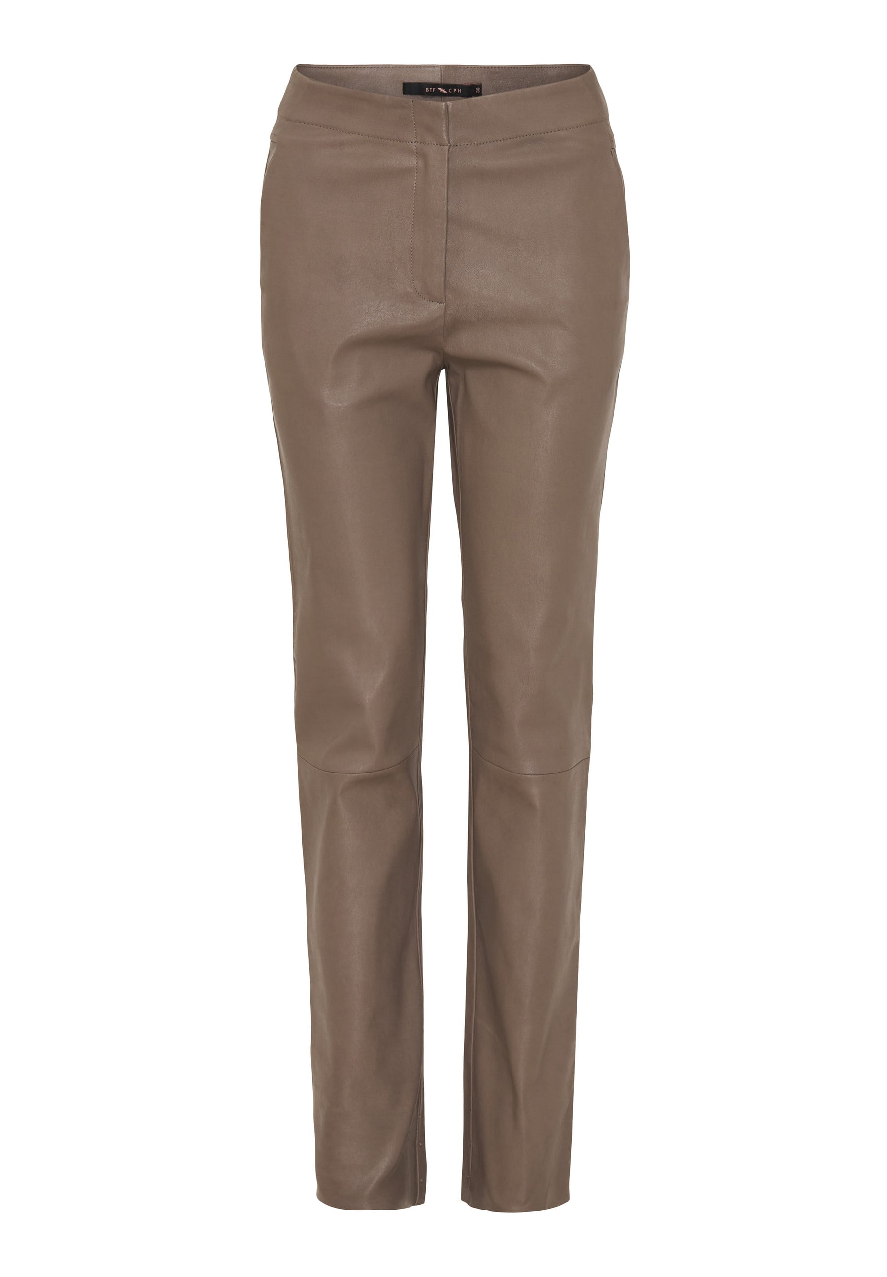 BTFCPH Bukser i læder Leggings Brun