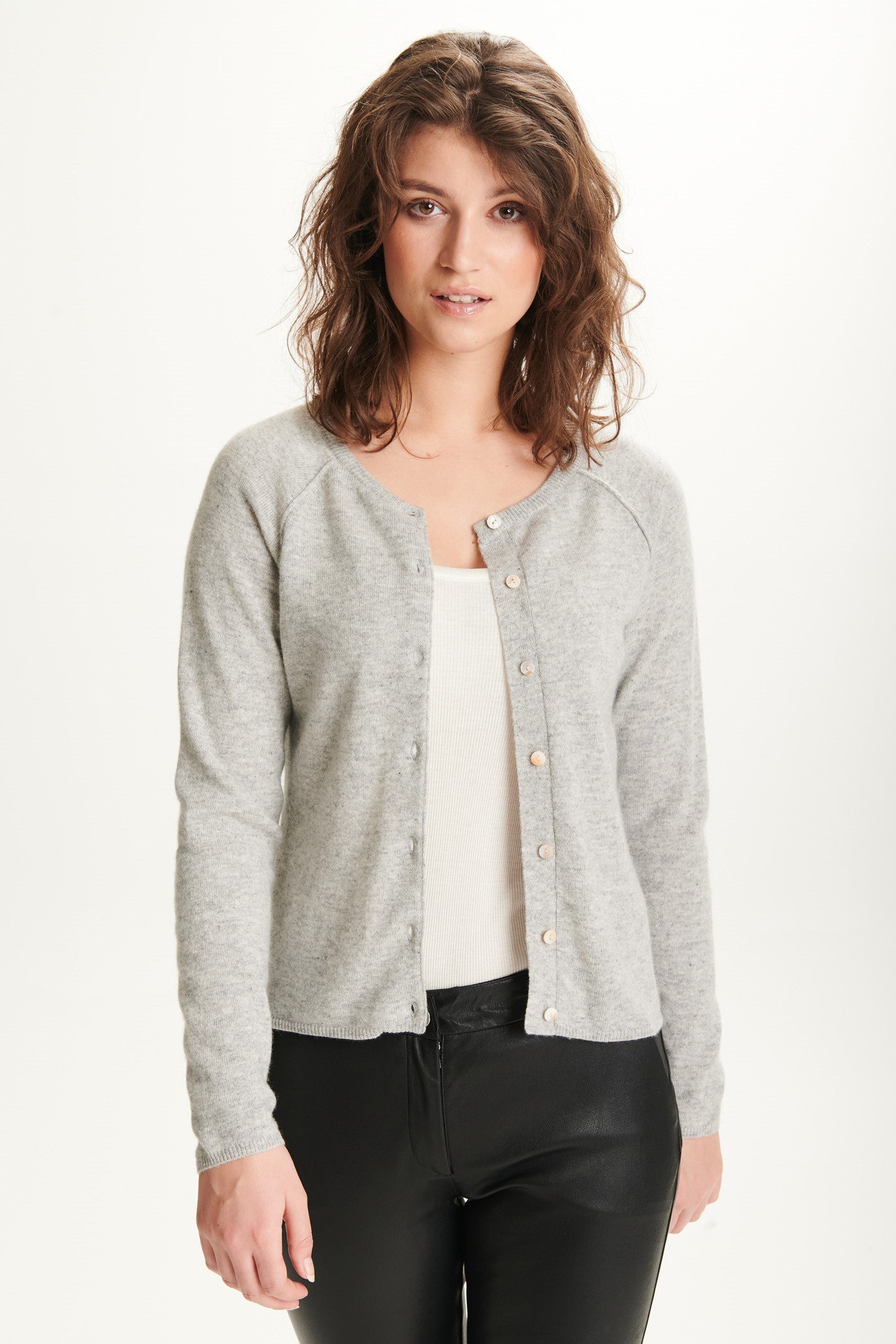 BTFCPH Cardigan i cashmere blanding Cardigans Grå