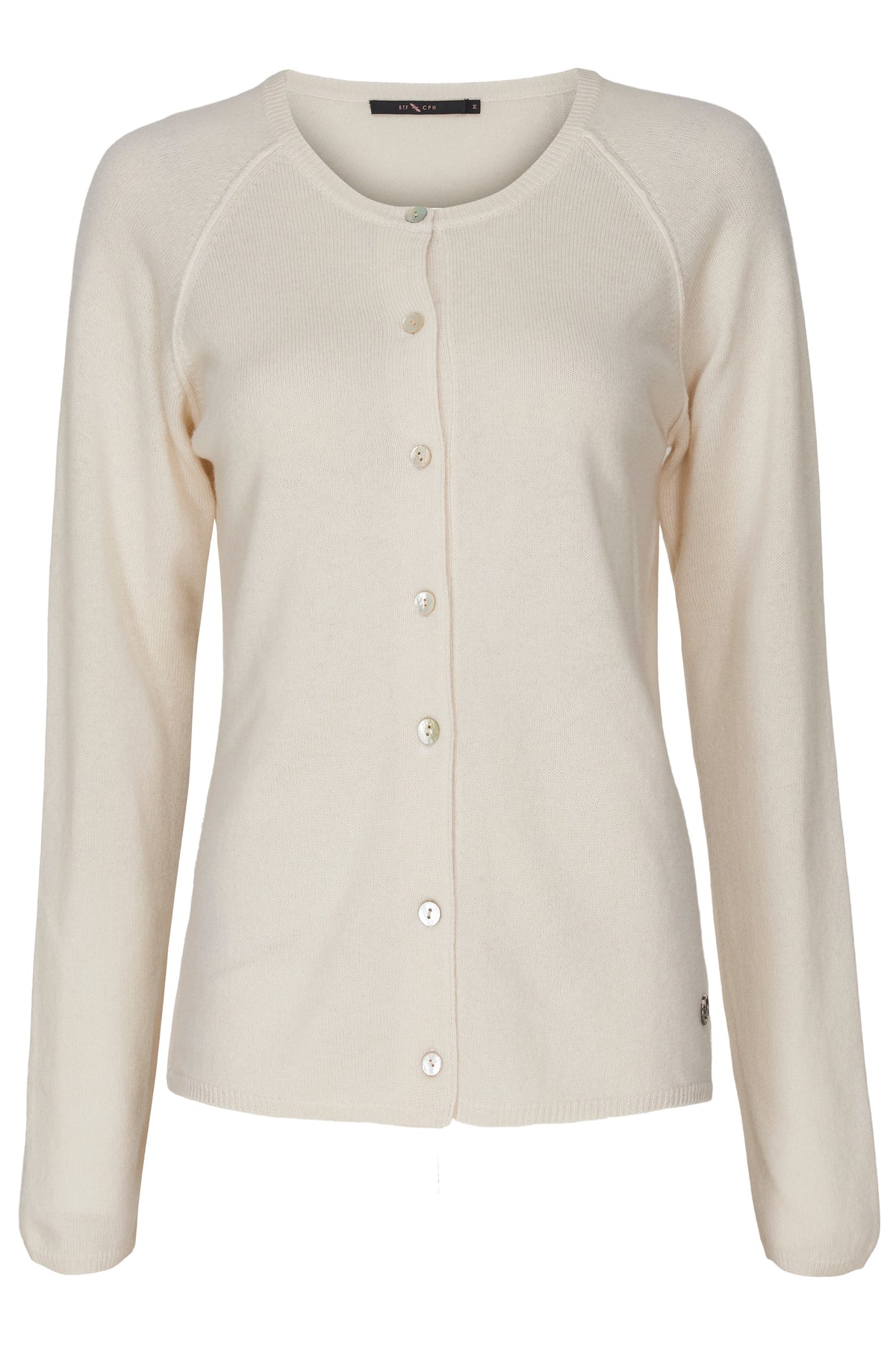 BTFCPH Cardigan i cashmere blanding Cardigans Hvid