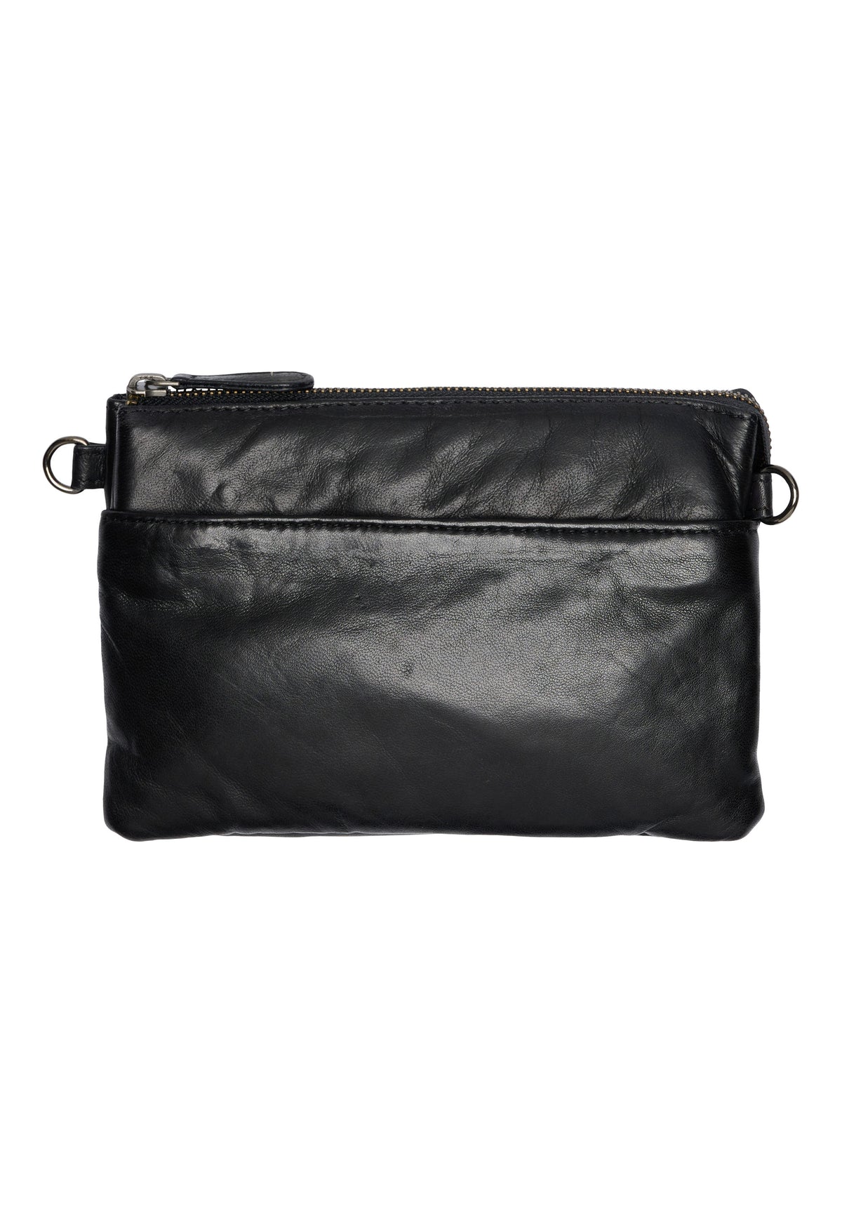 Orchid Crossbody taske i læder Tasker Sort