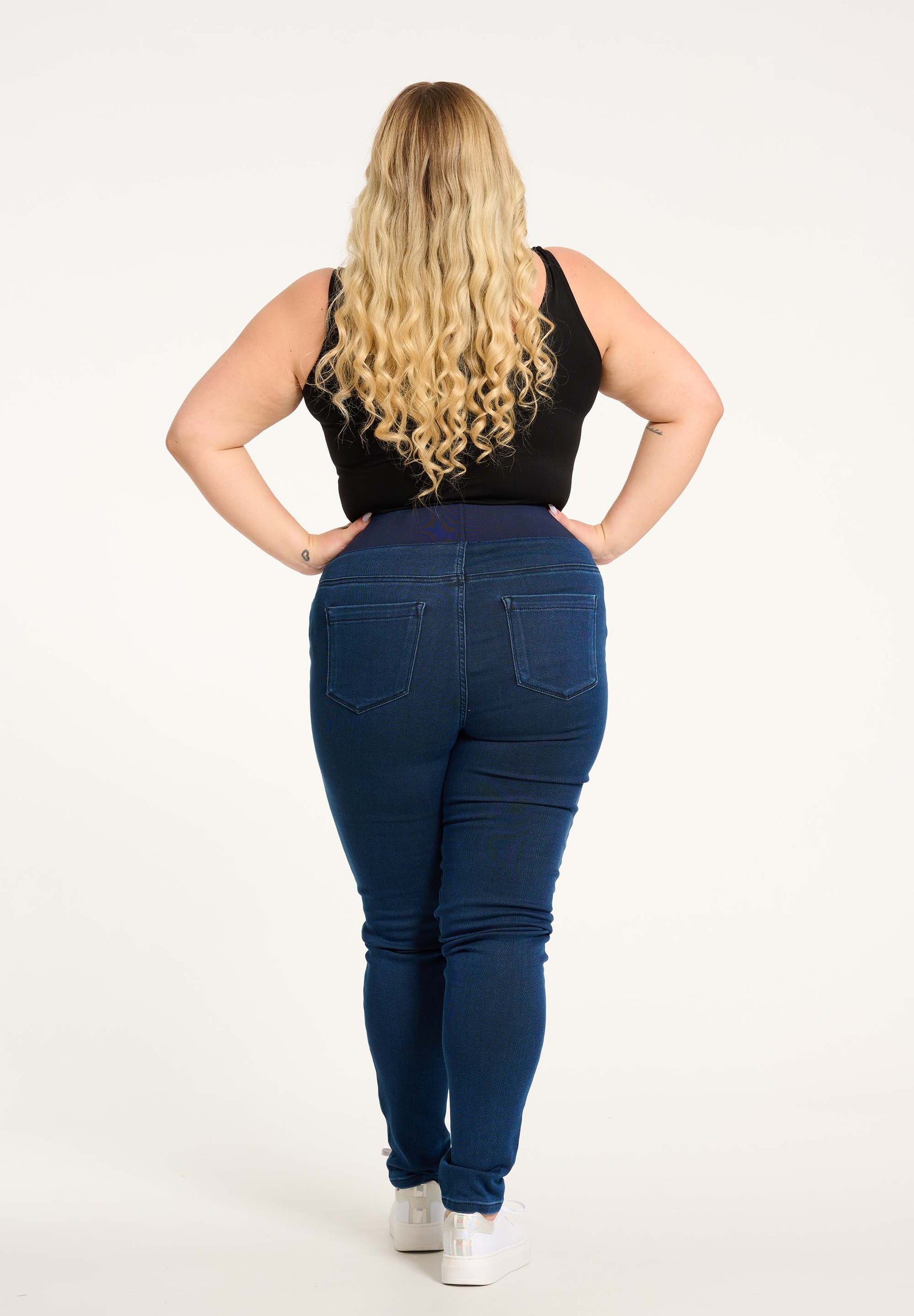 NO. 1 BY OX Denim leggings med stretch Leggings Blå