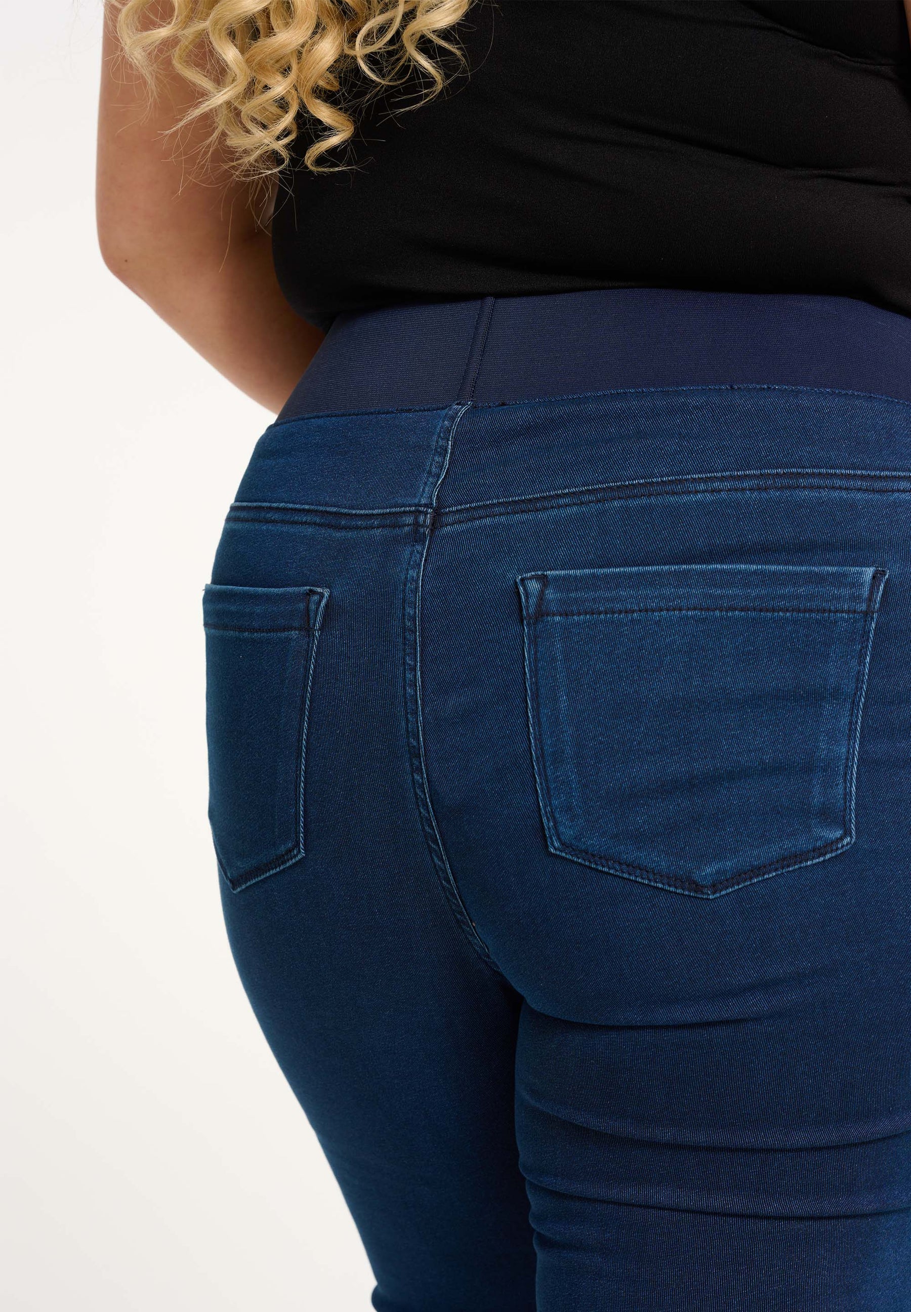 NO. 1 BY OX Denim leggings med stretch Leggings Blå