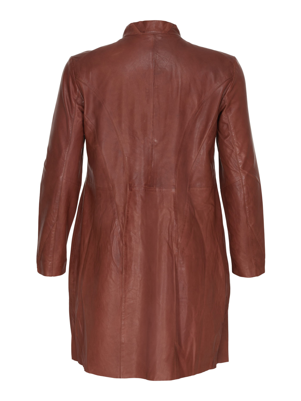 NO. 1 BY OX Frakke i læder (Str. 36 - 46) Frakker Brun
